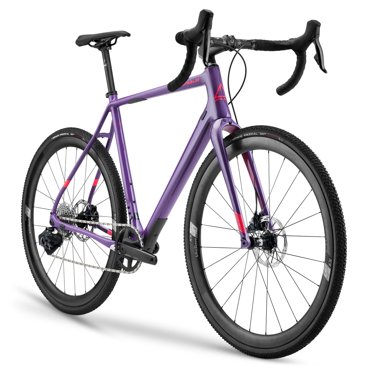 Fuji Jari Carbon CX Gravel Road Bike Eggplant