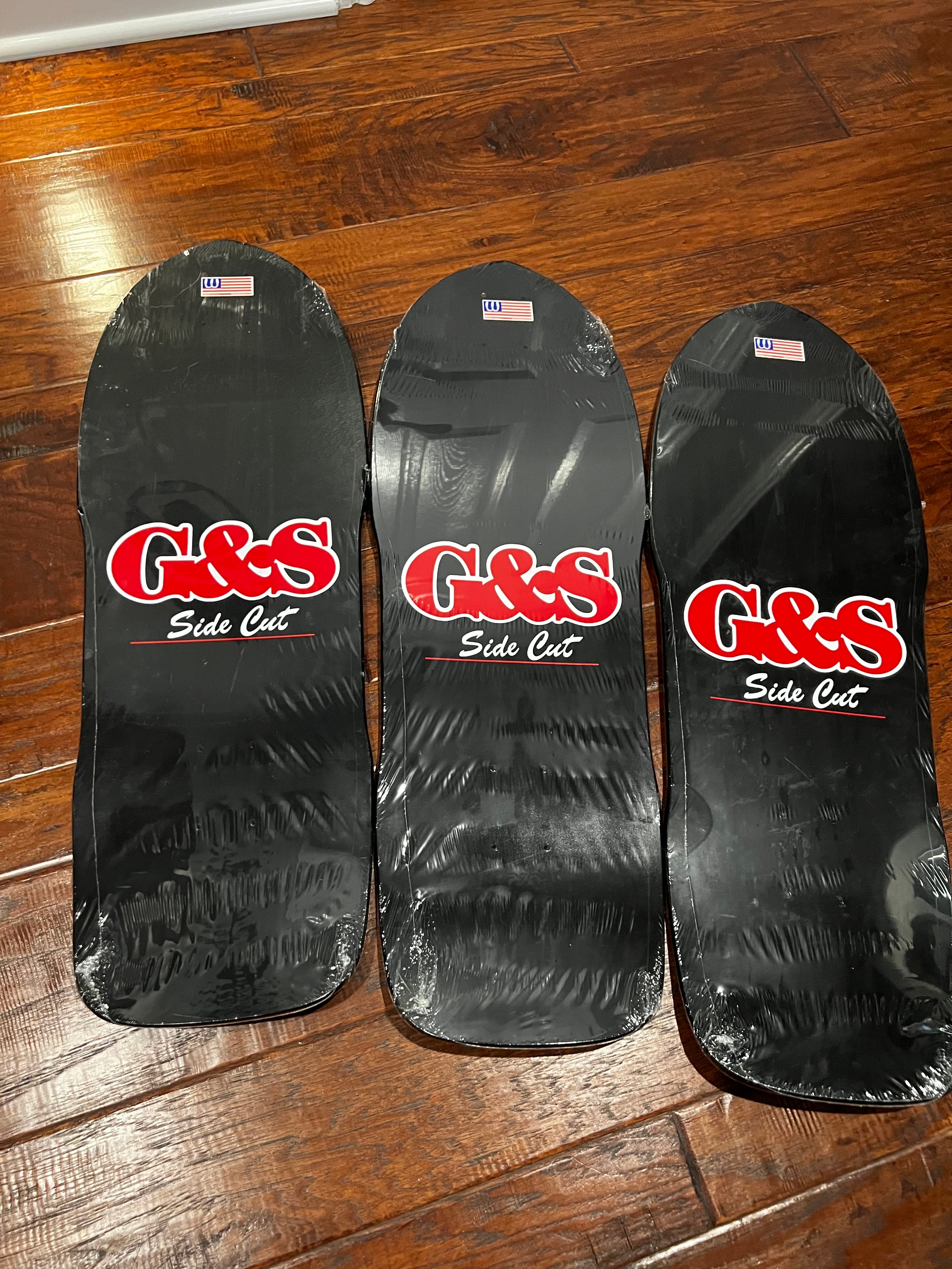 G&S Side Cut Collector Skateboard Deck Signed Numbered