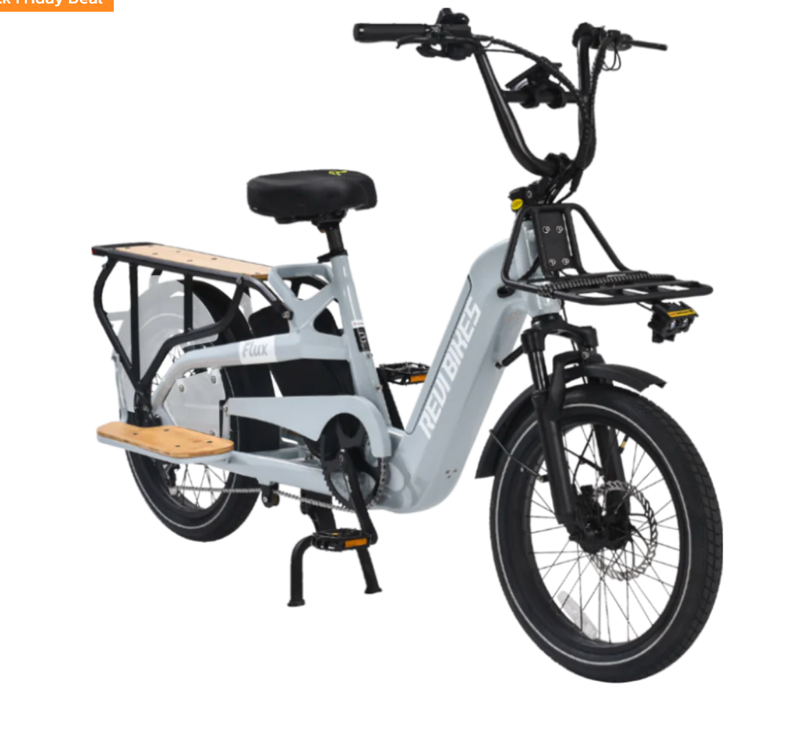 REVI Flux  Fat Tire Cargo Electric Bike BONUS