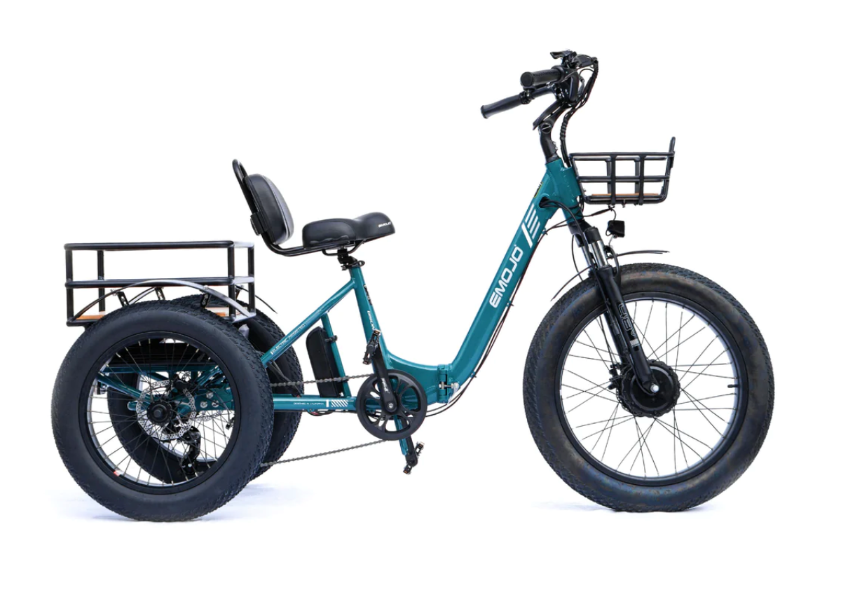 Emojo Bison Pro Folding Electric Trike Bike BONUS GIFT