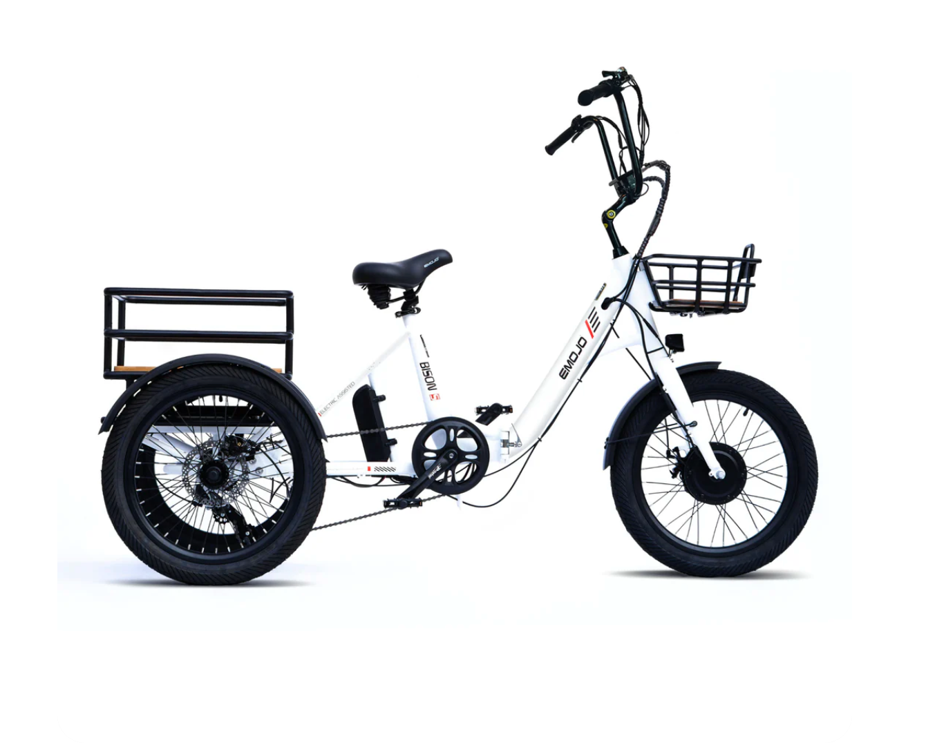Emojo Bison S Folding Electric Trike Bike BONUS GIFT