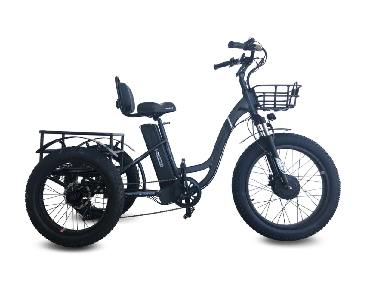Emojo Caddy Pro Fat Tire Electric Trike Bike
