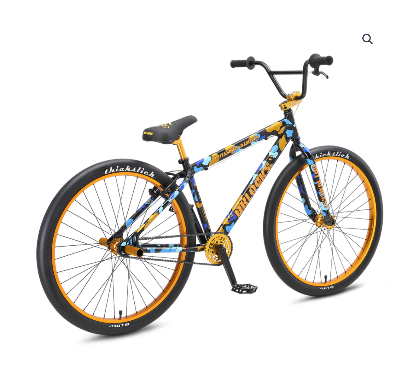 SE Bikes DBlocks Big Ripper 29 BMX Bike Blue Gold 2023