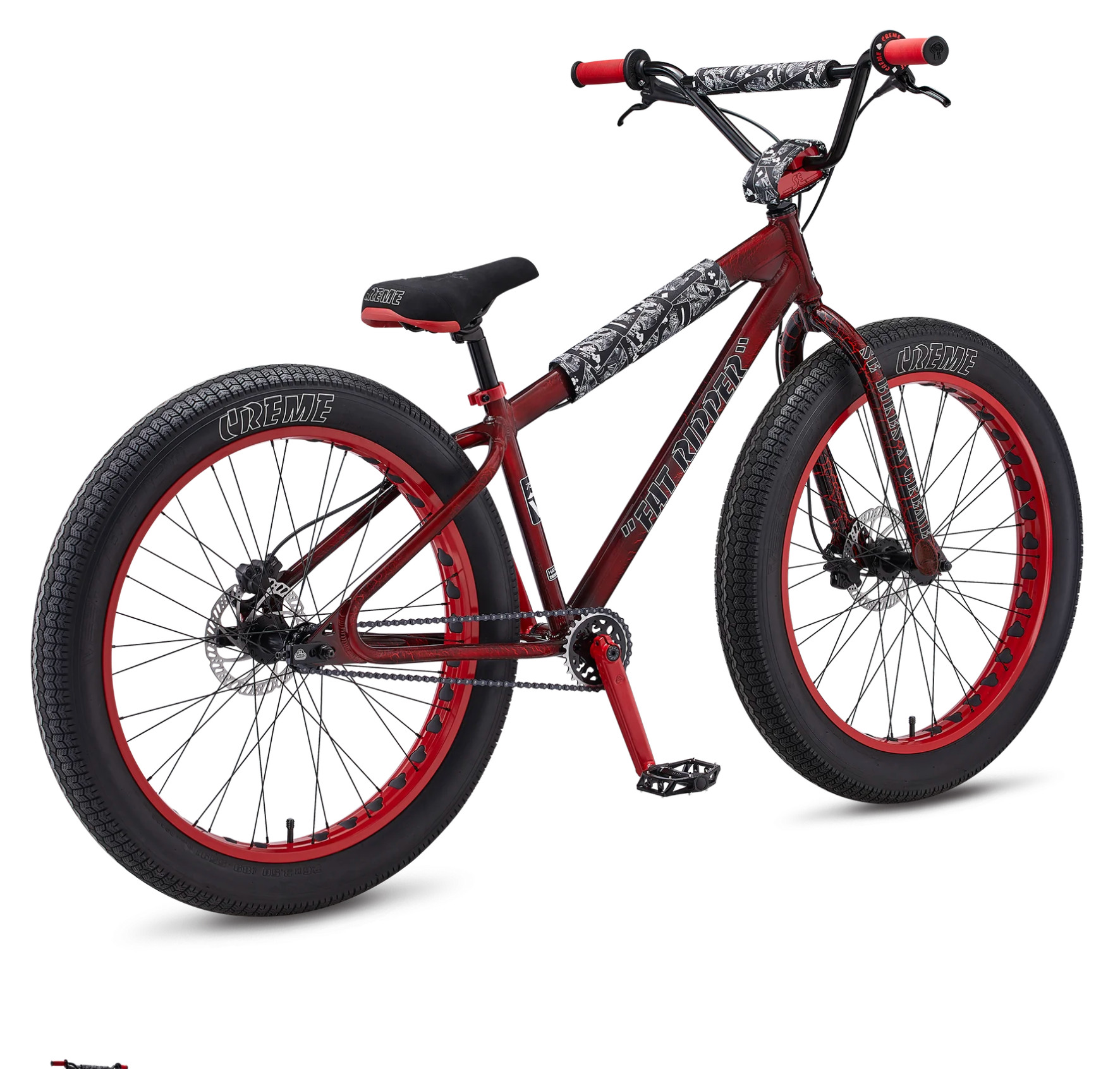 SE Bikes Creme X Fat Ripper Black Reign  BMX Bike