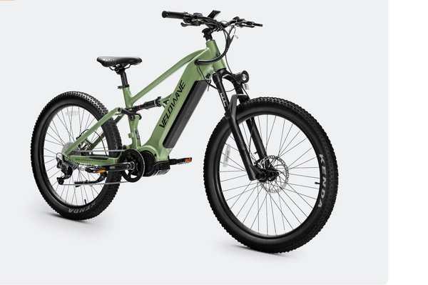 Velowave Forest XM MTB Full Suspension Mountain Electric Bike