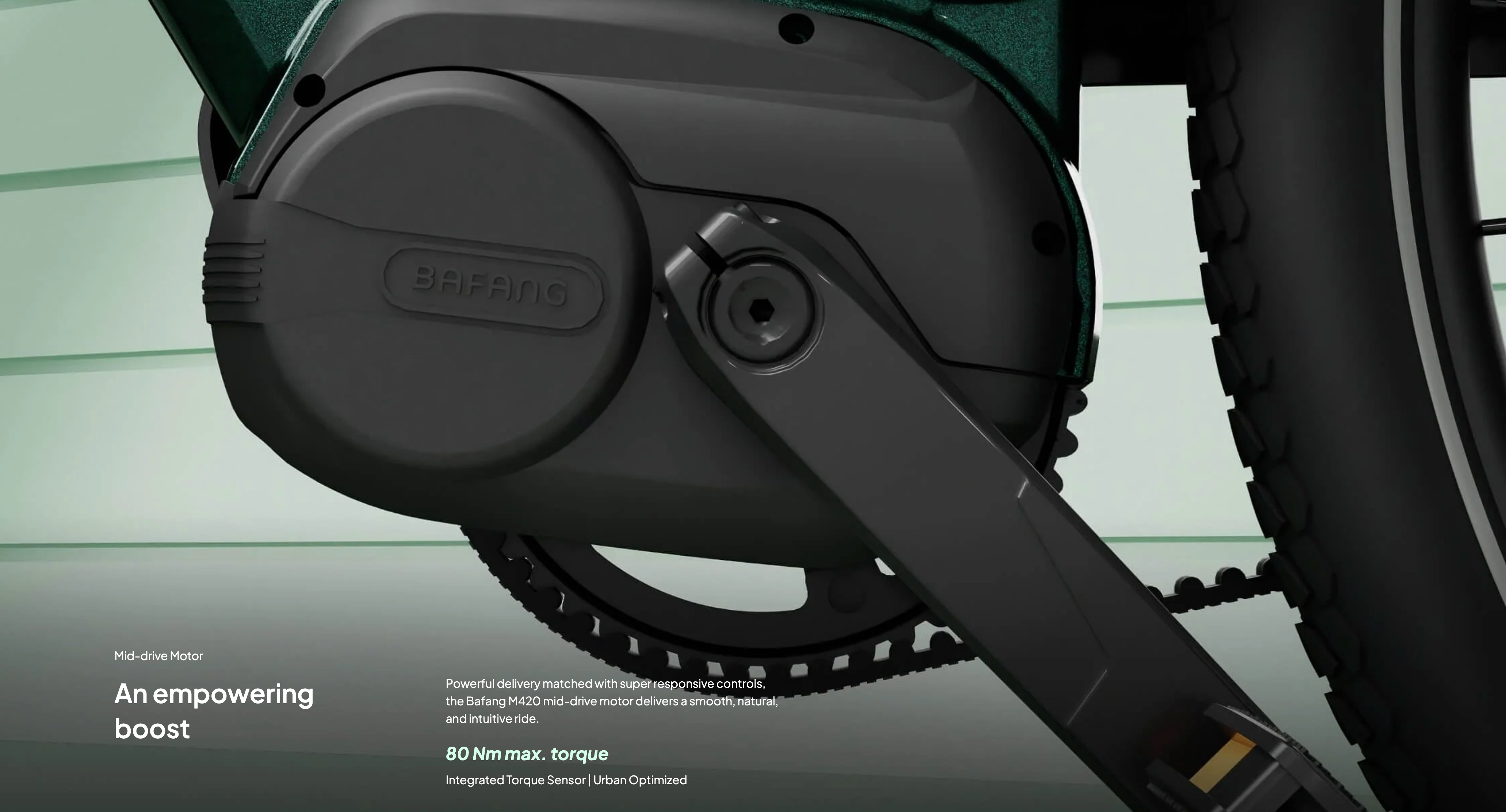 Tenways AGO T Belt Drive Step Thru Electric Bike