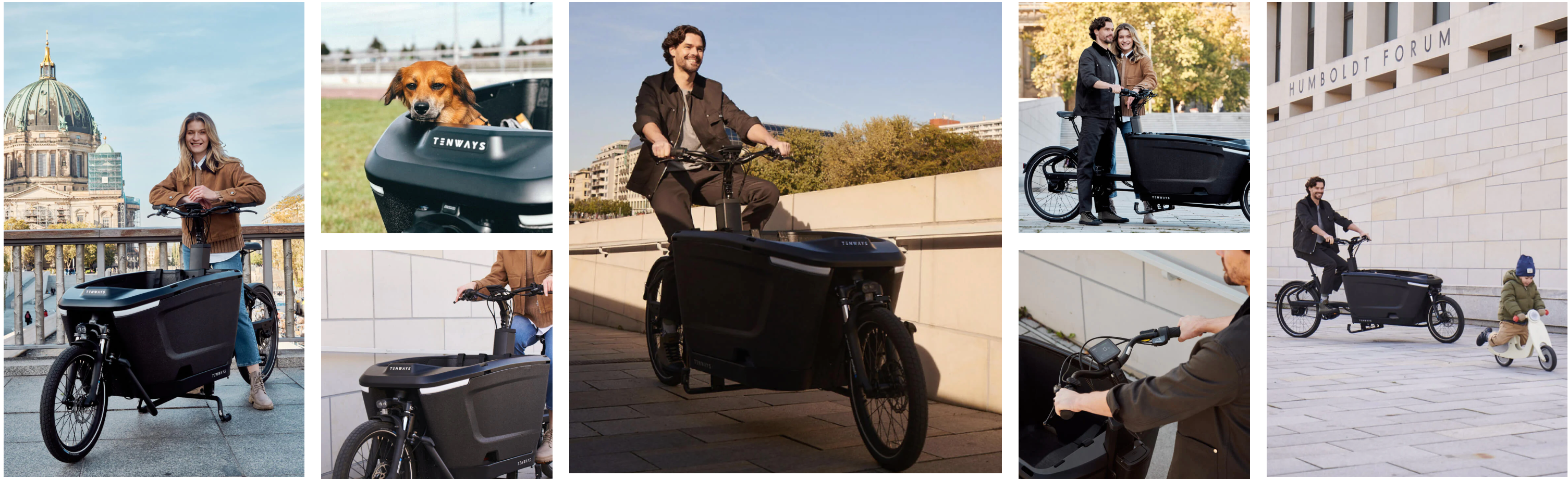 Tenways Cargo One Family Electric Bike