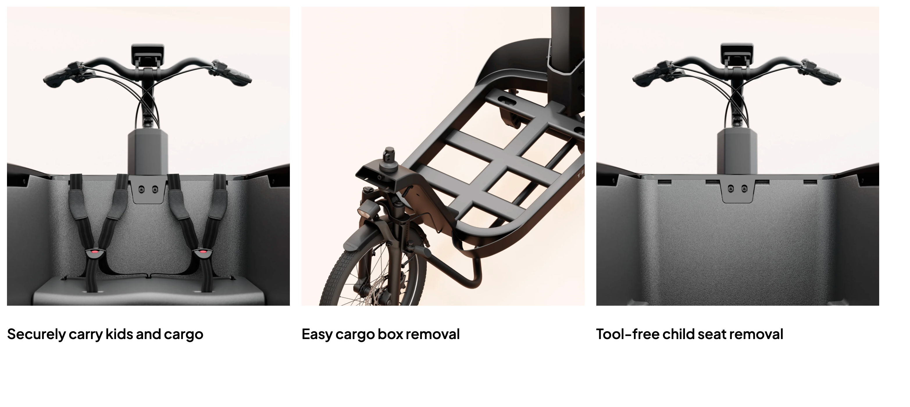 Tenways Cargo One Family Electric Bike