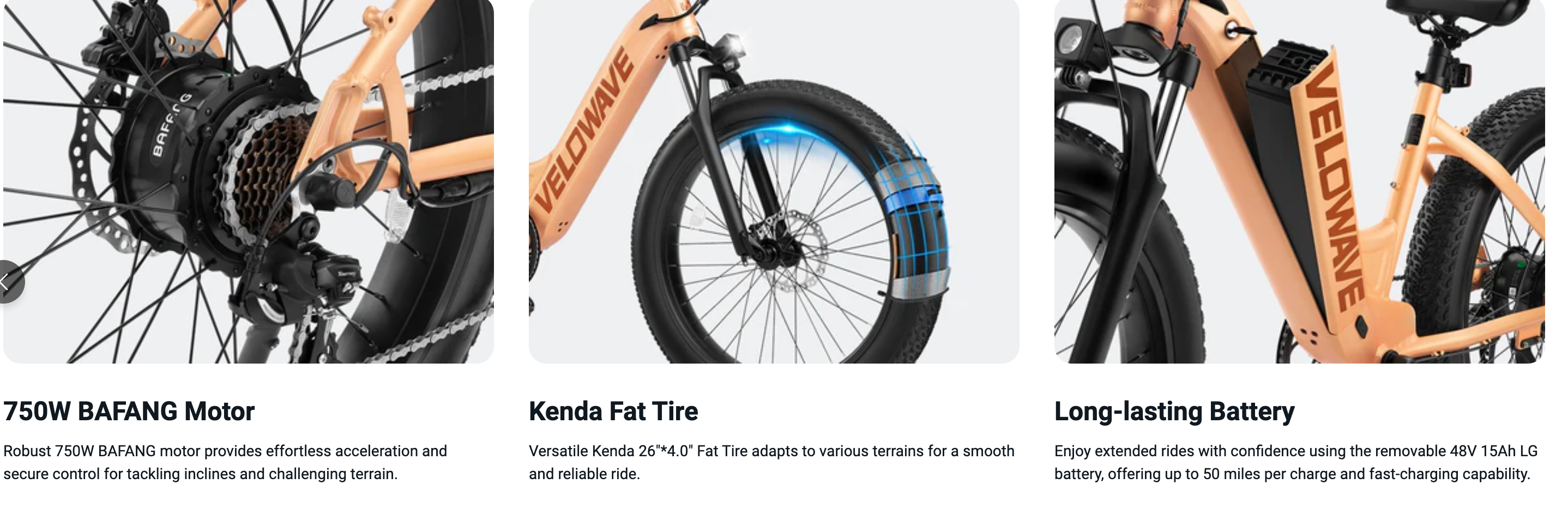 Velowave Rover Step Thru Electric Fat Tire Bike