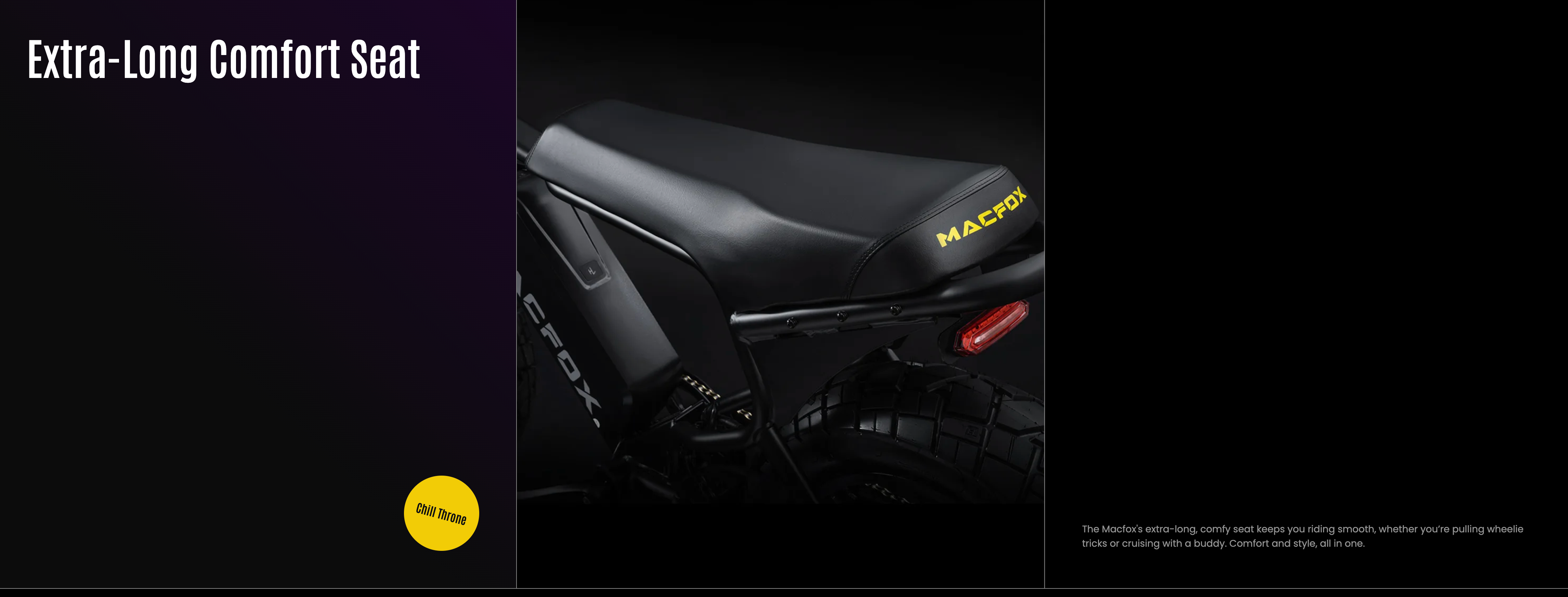 MacFox X7 Kids Fat Tire Electric Moto Bike