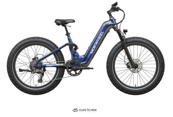 Mokwheel Obsidian ST 2.0 Step Thru Full Suspension Electric Bike – Bikecraze Mokwheel Obsidian ST 2.0 Step Thru Full Suspension Electric Bike – Bikecraze