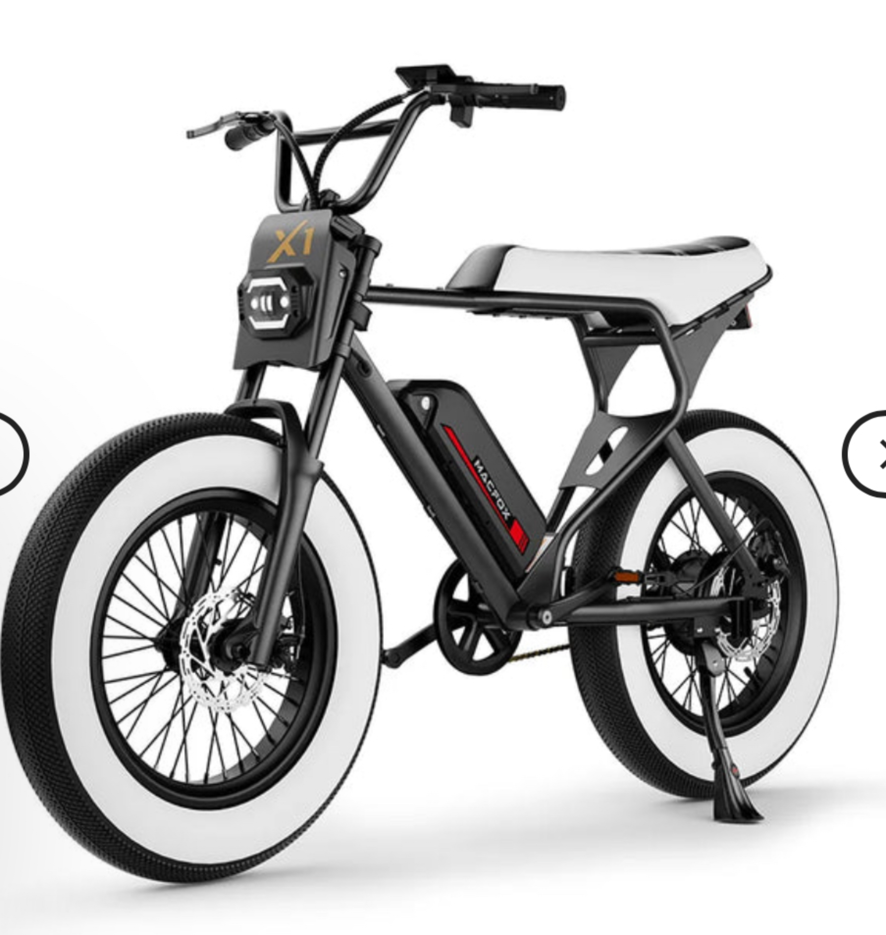 MacFox X2 Full Suspension 750W Electric Moto Bike