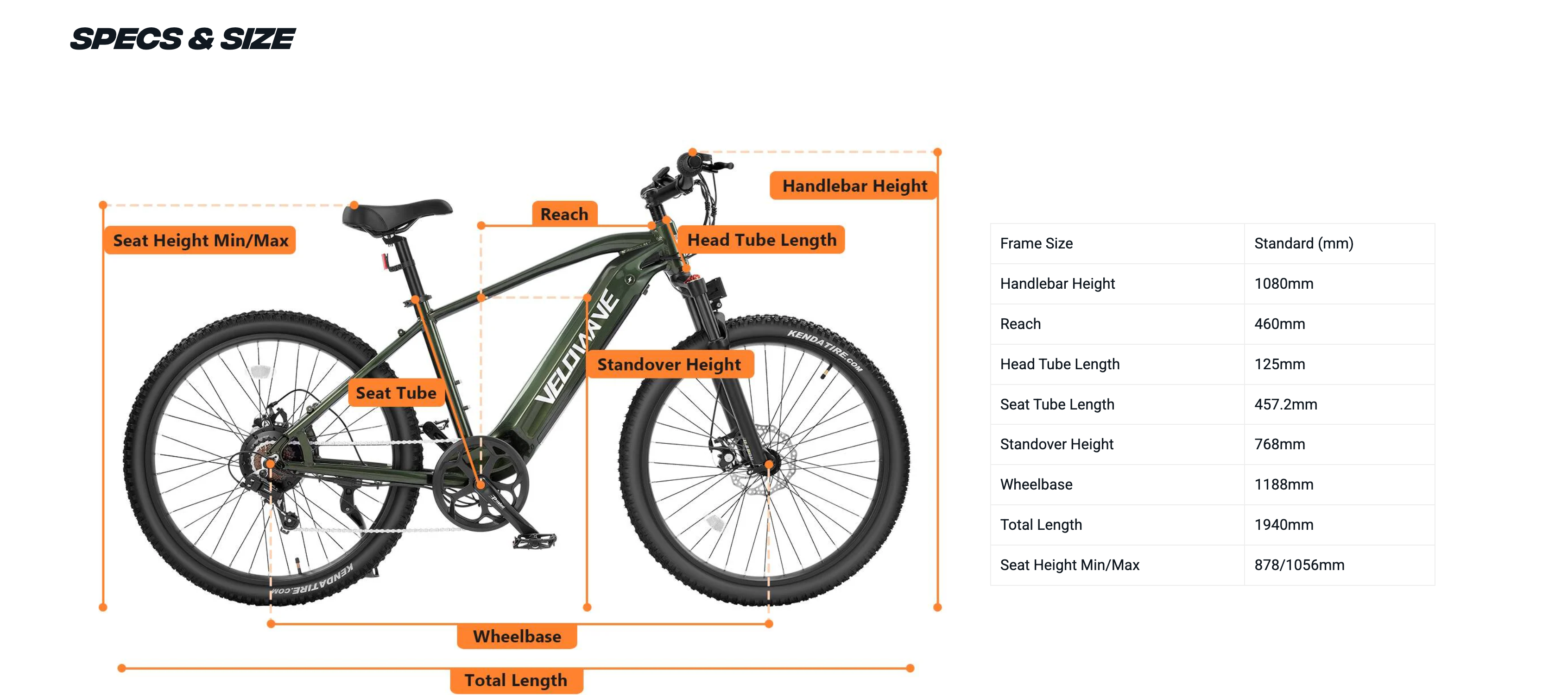 Velowave Ghost Electric Mountain Bike BONUS