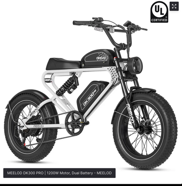 Meelod DK300 Pro Dual Battery Full Suspension Electric Bike