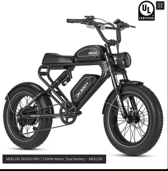Meelod DK300 Pro Dual Battery Full Suspension Electric Bike