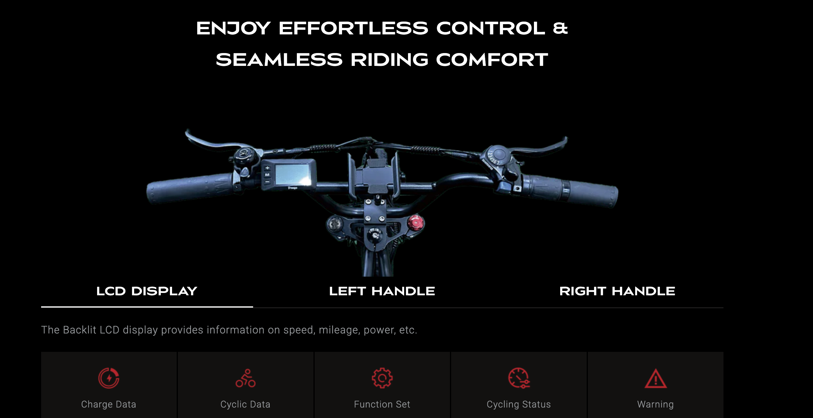 Freego  S1 Cafe Racer Fat Tire Electric Bike