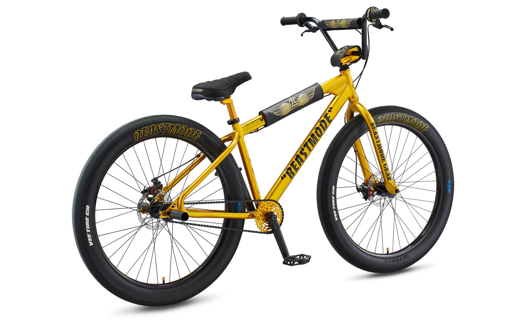 SE Bikes Beast Mode Ripper 27.5+ BMX Bike Gold
