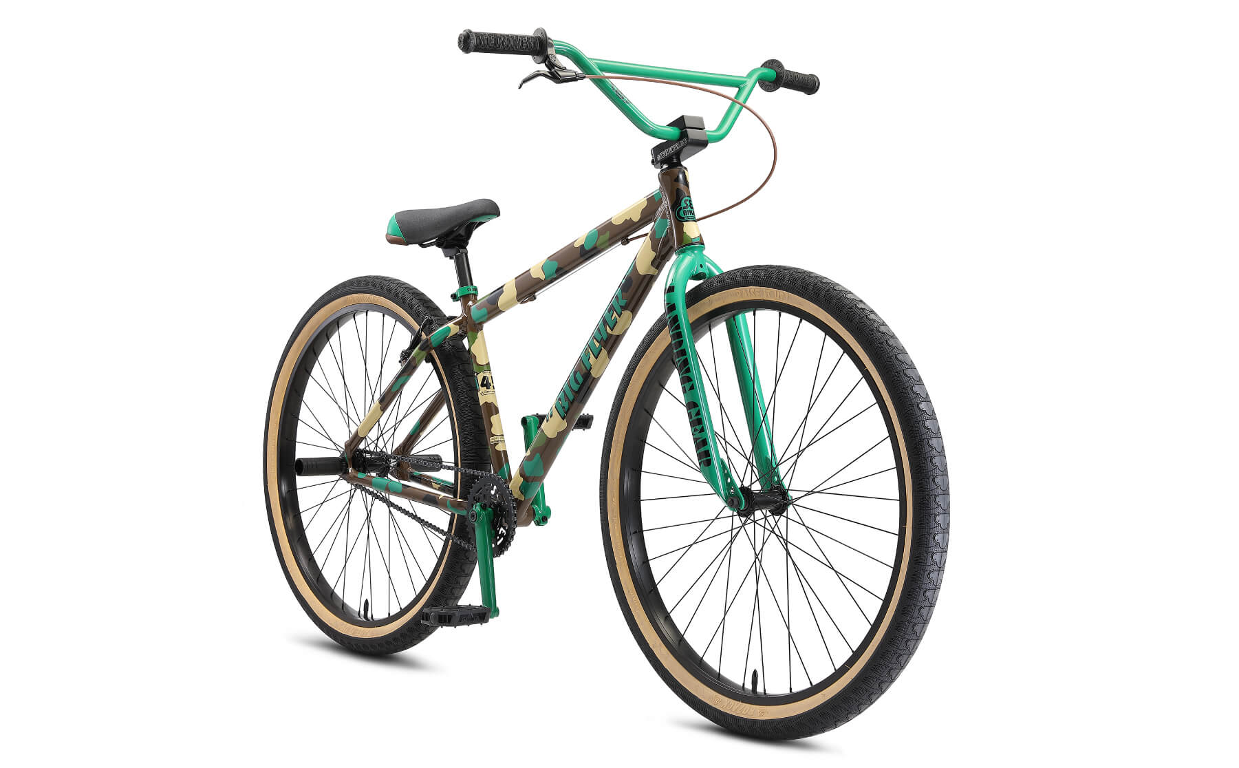 SE Bikes Big Flyer 29 BMX Bike Army Camo 2022