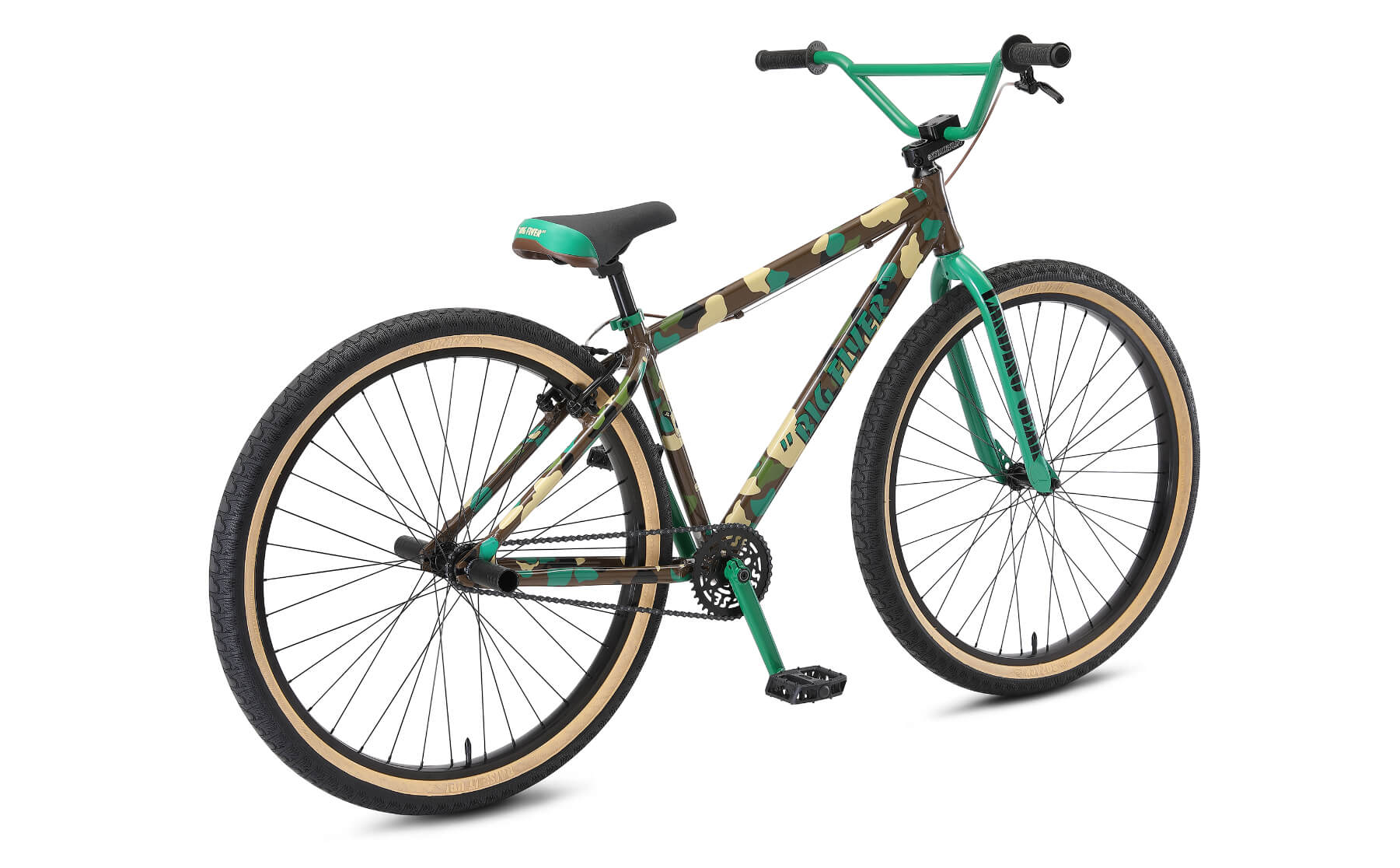 SE Bikes Big Flyer 29 BMX Bike Army Camo 2022