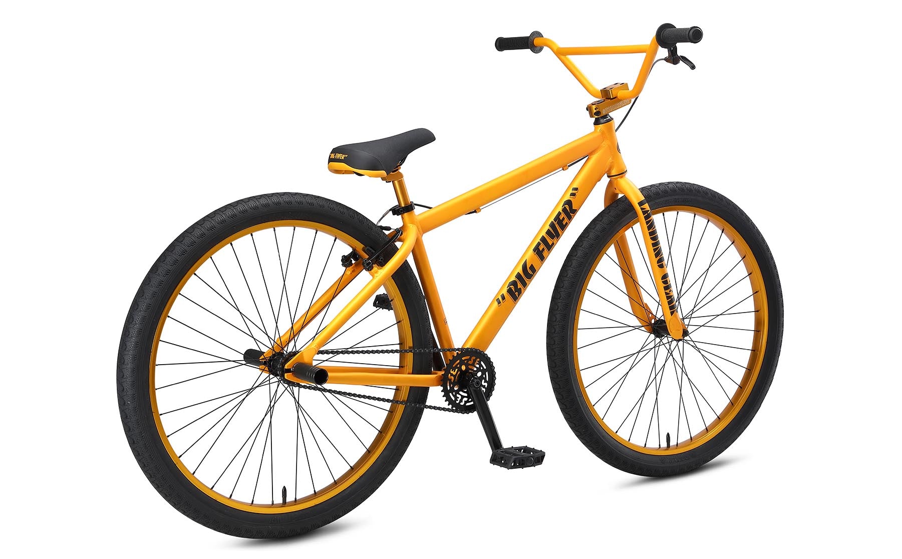 SE Bikes Big Flyer 29 BMX Bike Matte Gold 2023