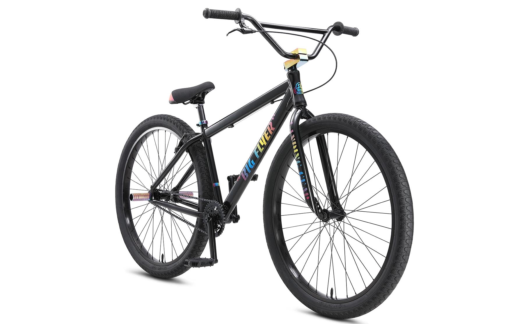 SE Bikes Big Flyer 29 BMX Bike Slick Black Mode 2023