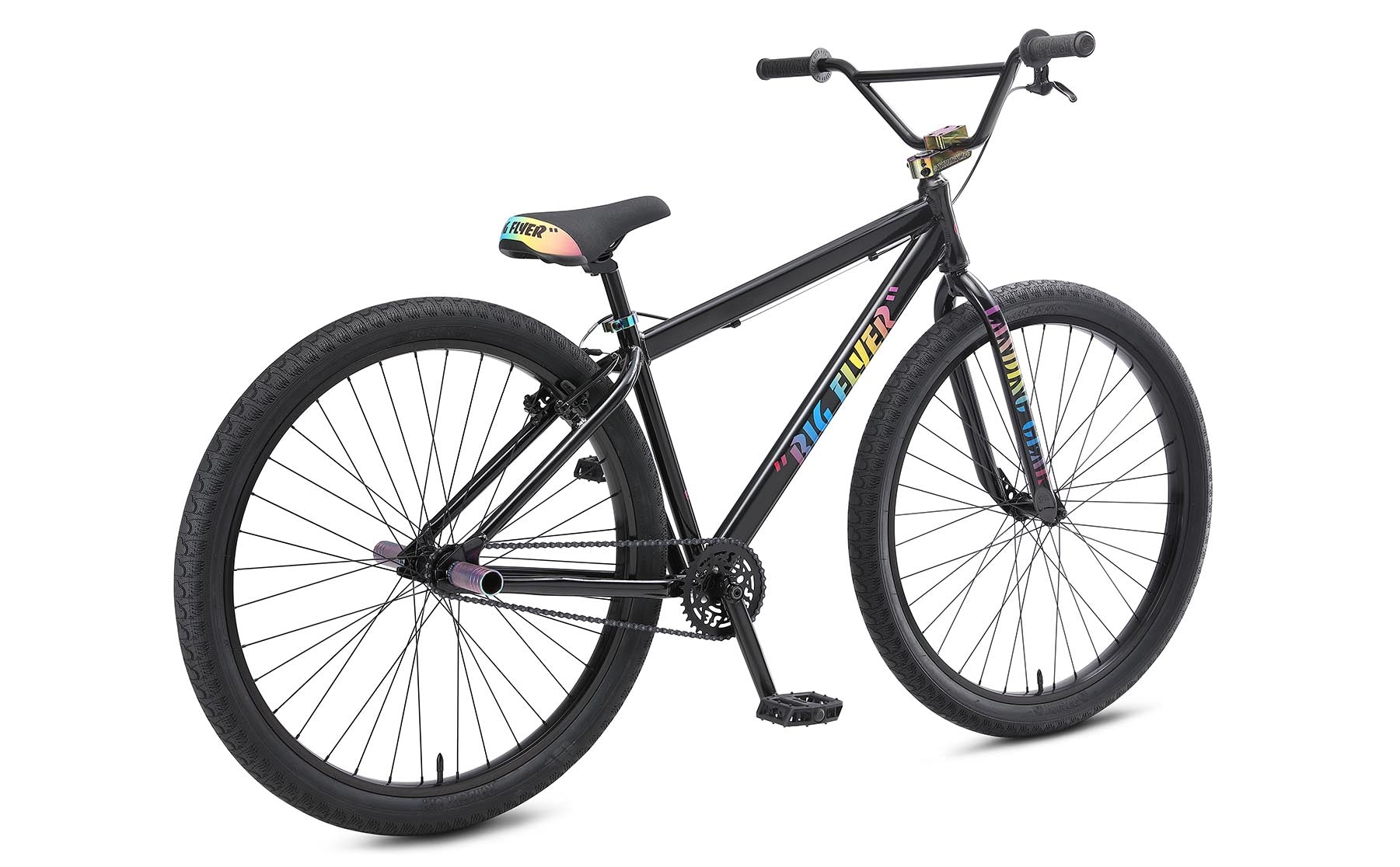 SE Bikes Big Flyer 29 BMX Bike Slick Black Mode 2023