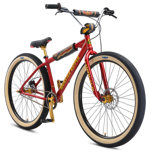 Red and hot sale gold bike