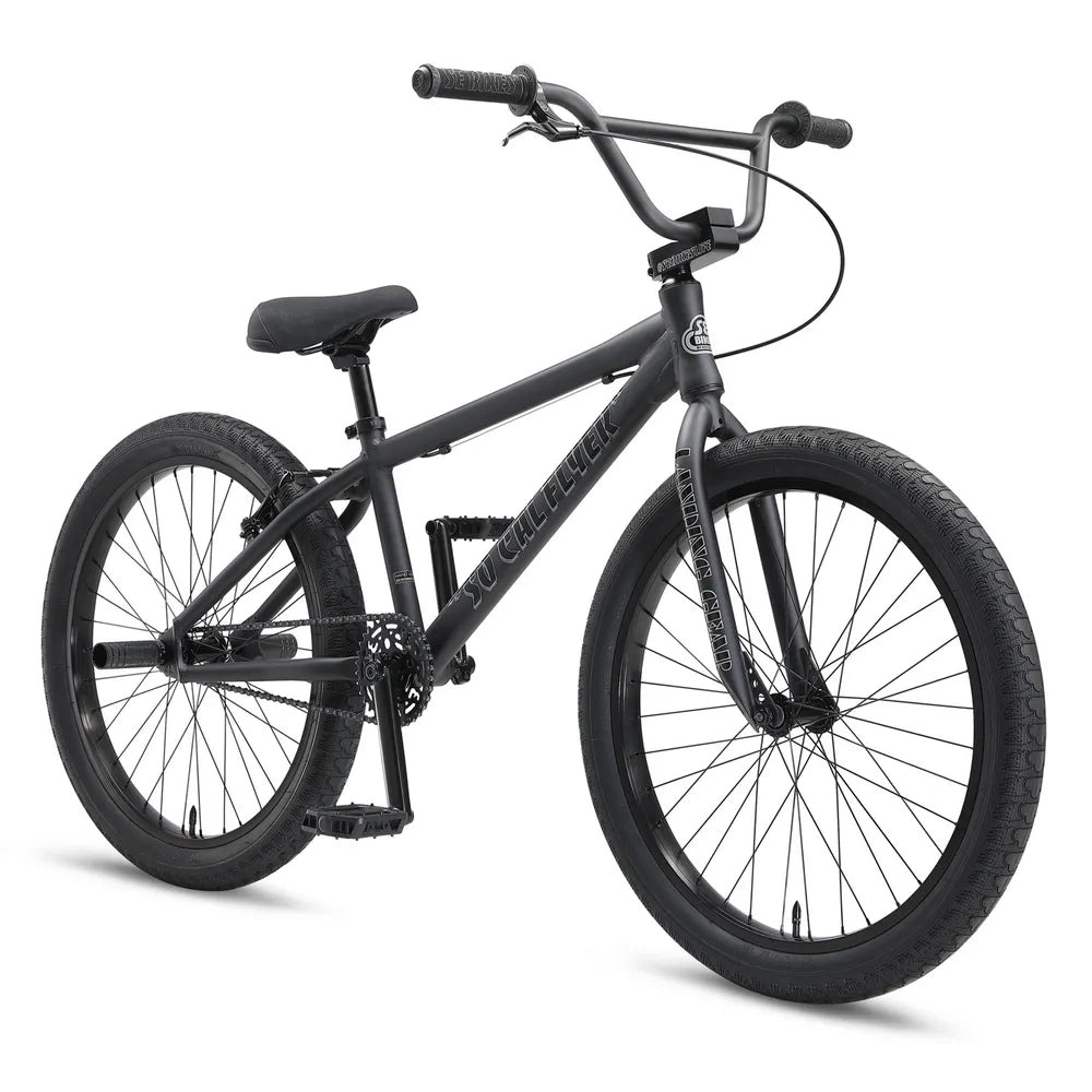 SE Bikes So Cal Flyer 24 BMX Bike Matte Black 2024