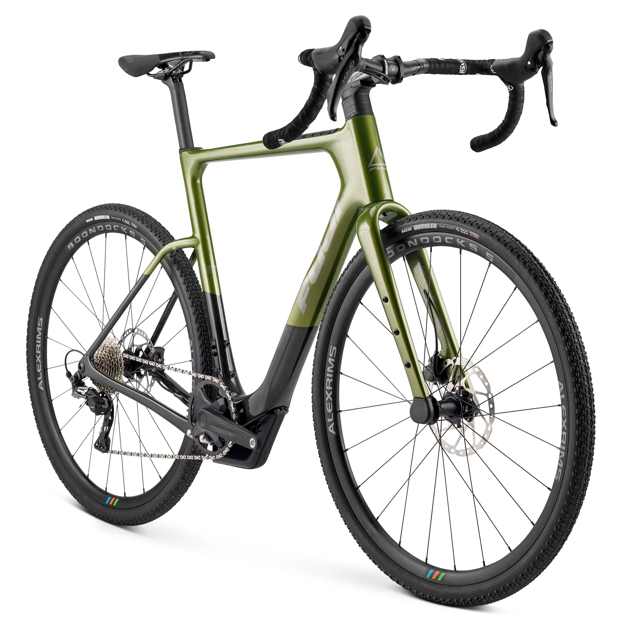 Fuji Jari Carbon 1.3 Gravel Road Bike Olive Green