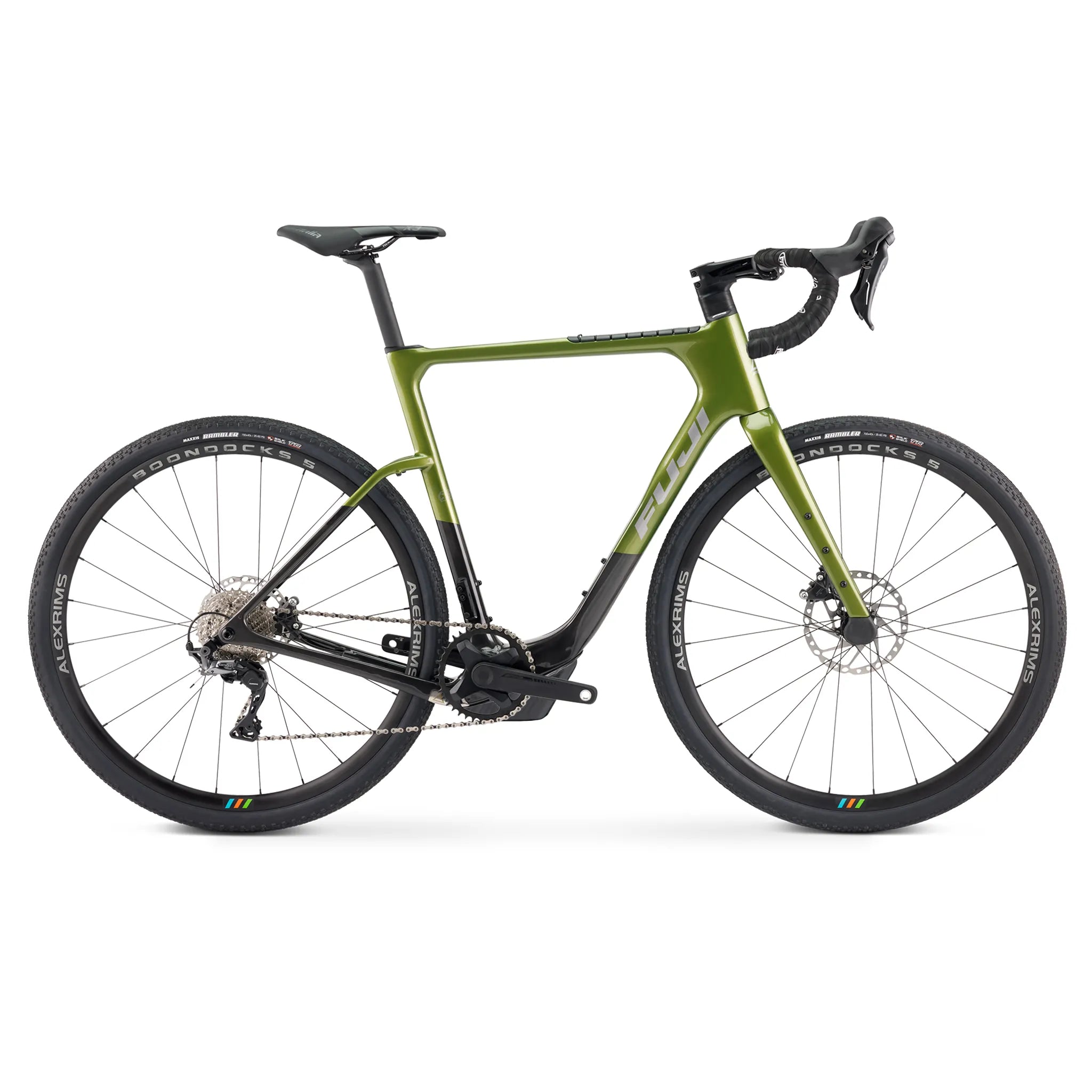 Fuji Jari Carbon 1.3 Gravel Road Bike Olive Green