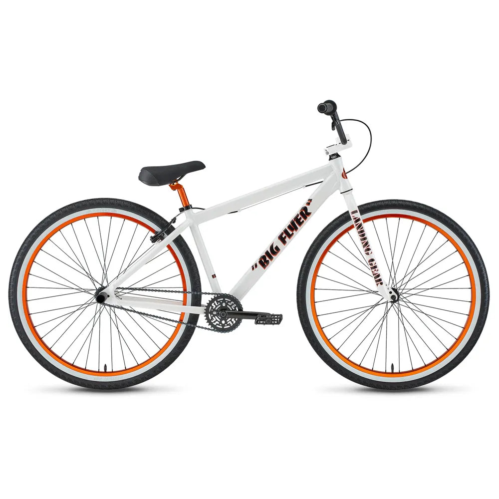 SE Bikes Big Flyer 29 BMX Bike White / Orange 2024