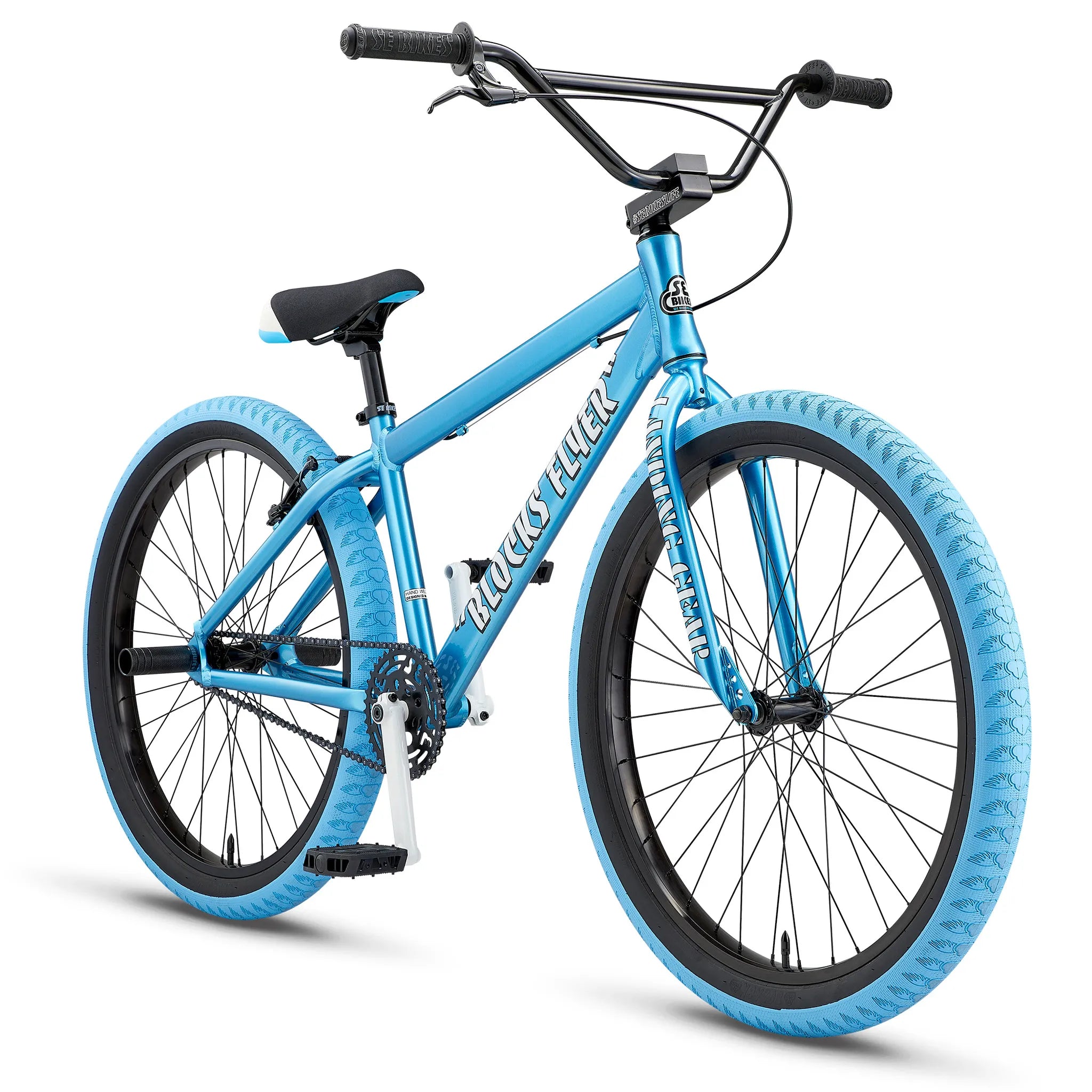 SE Bikes Blocks Flyer 26 BMX Bike Cloud Sparkle 2024