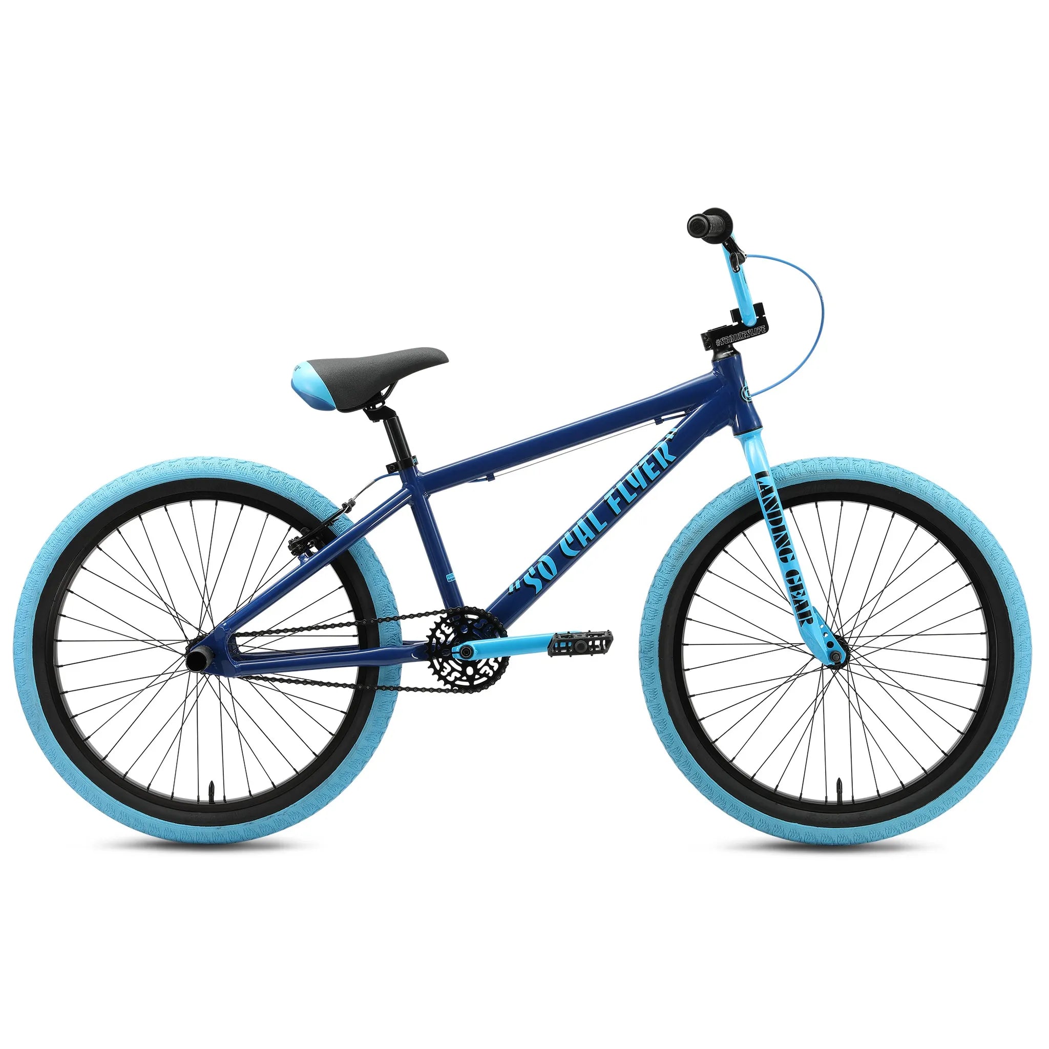 SE Bikes So Cal Flyer 24 BMX Bike Dark Blue 2024