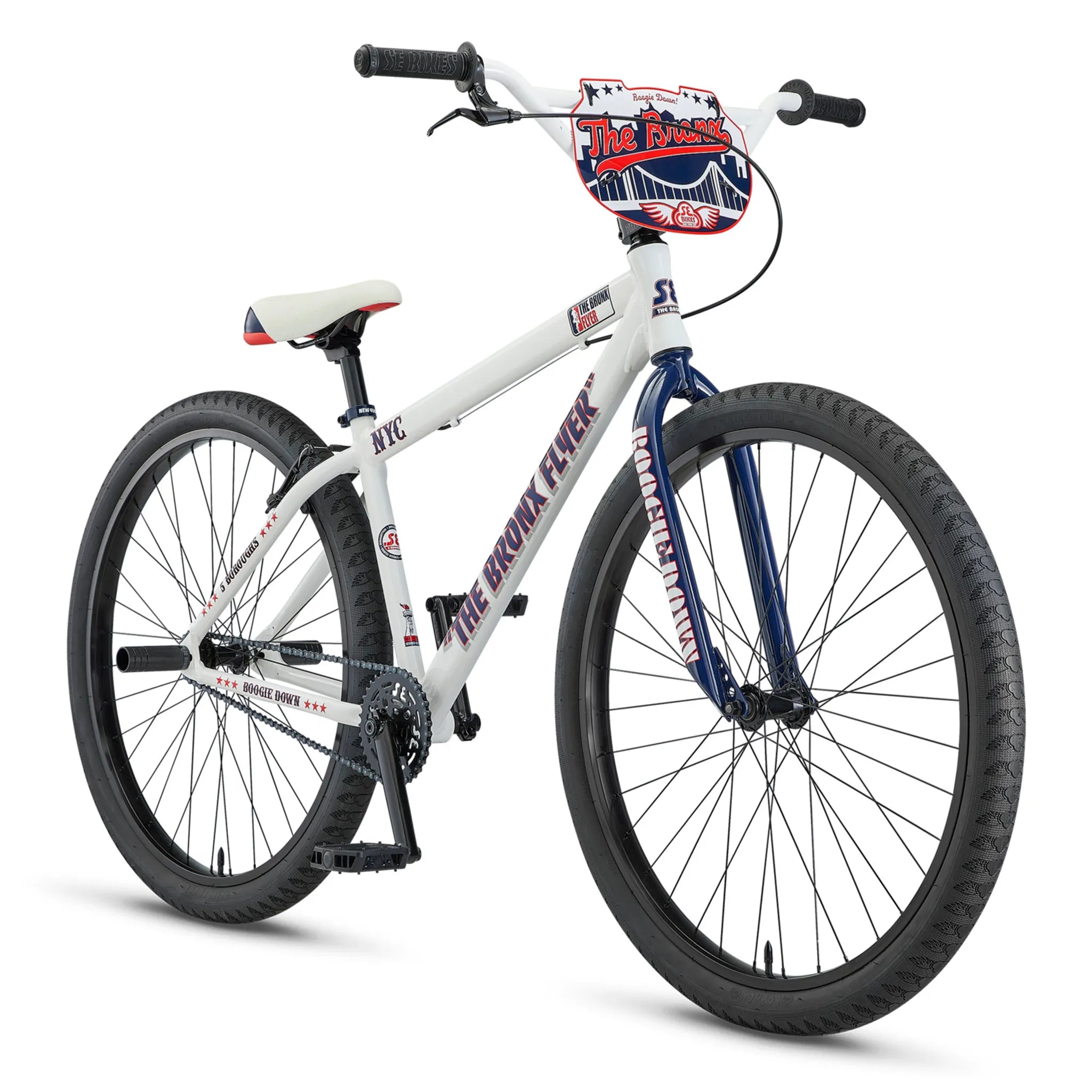 SE Bikes Bronx Big Flyer 29 BMX Bike Milky White 2024 Bikecraze Bike Shop