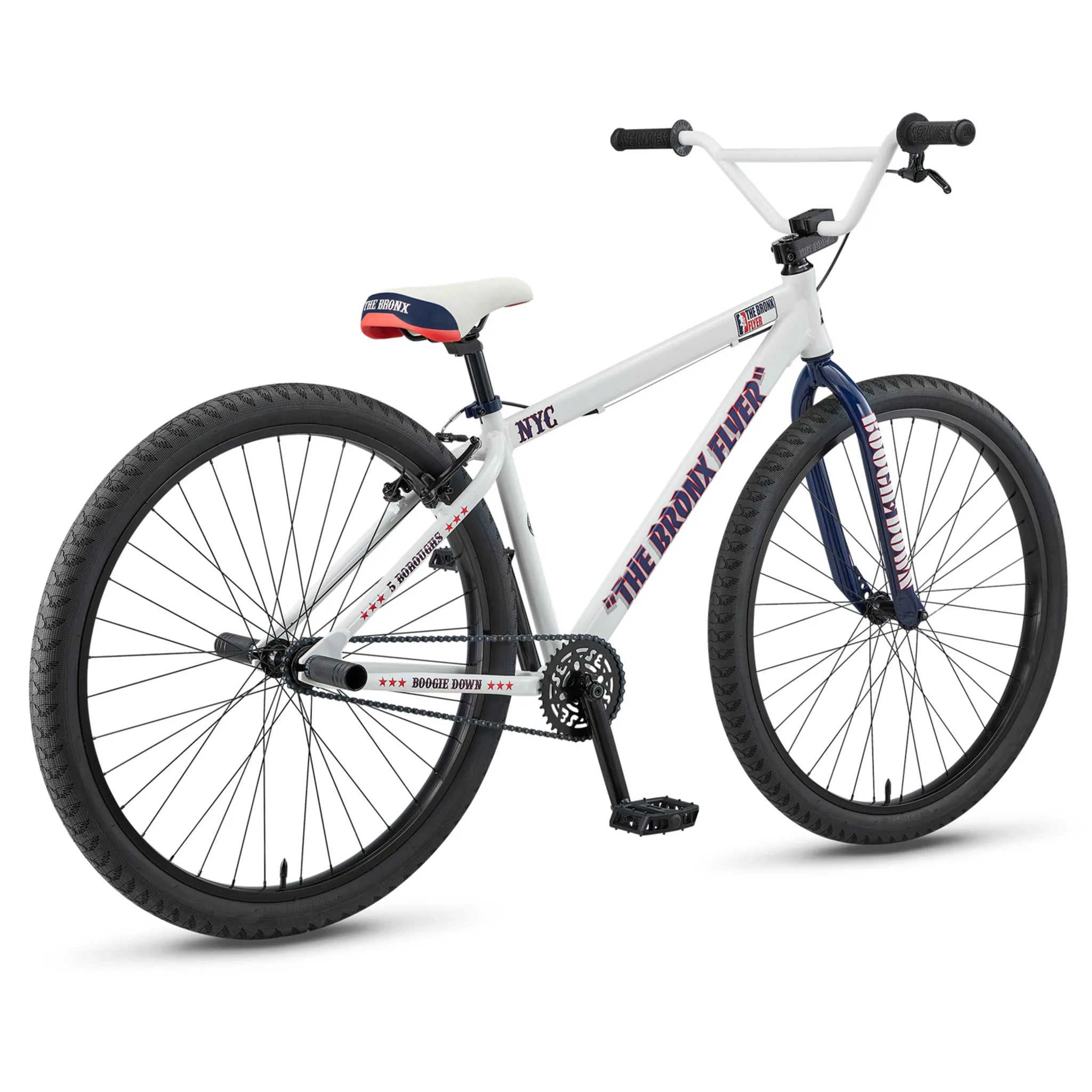 SE Bikes Bronx Big Flyer 29 BMX Bike Milky White 2024 Bikecraze Bike Shop