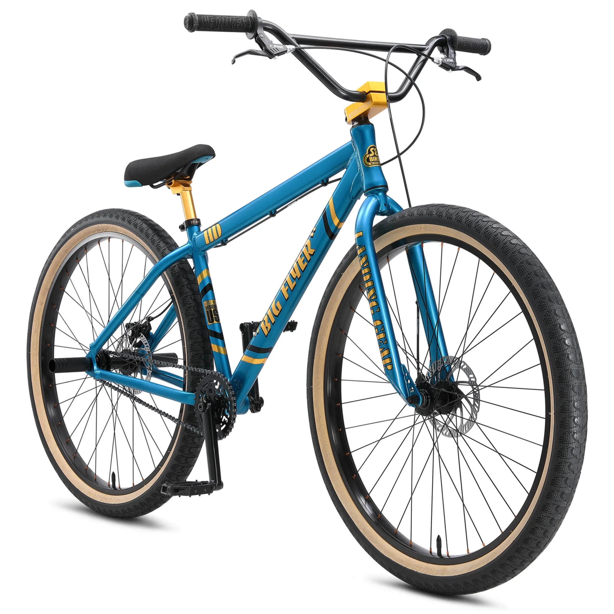 SE Bikes Big Flyer HD 29 BMX Bike Electric Blue 2024