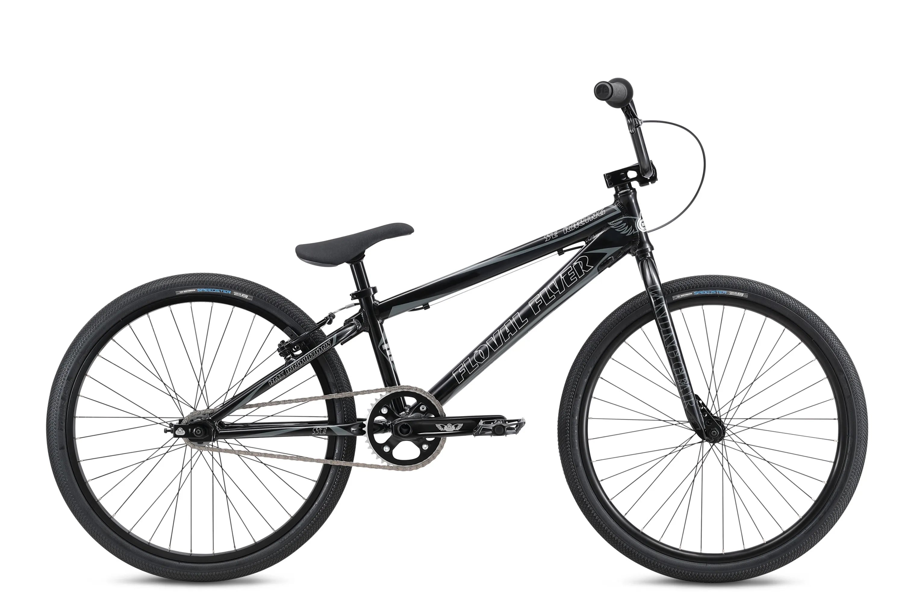 SE Bikes Floval Flyer 24 BMX Bike Fast Black 2024