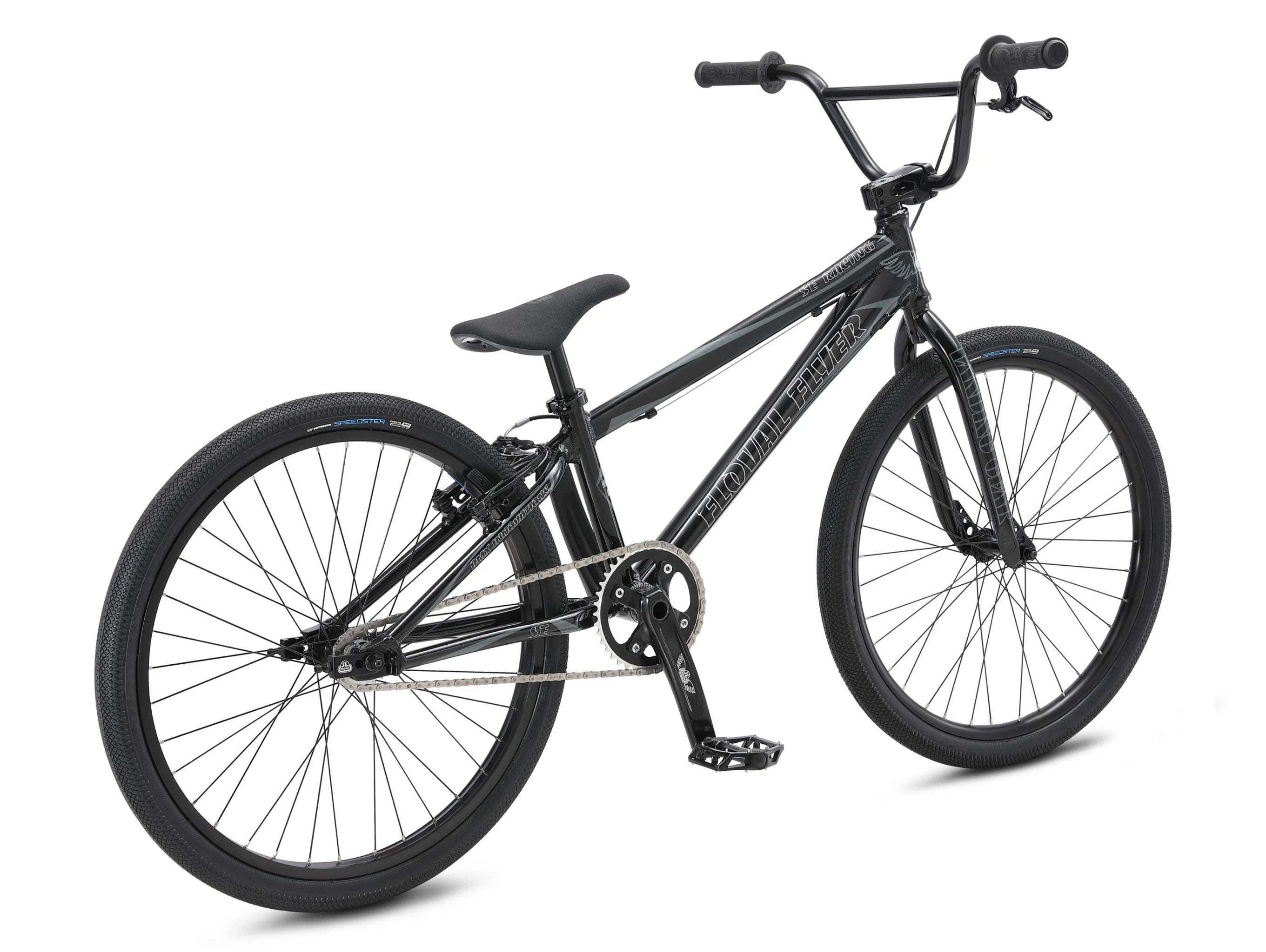 SE Bikes Floval Flyer 24 BMX Bike Fast Black 2024