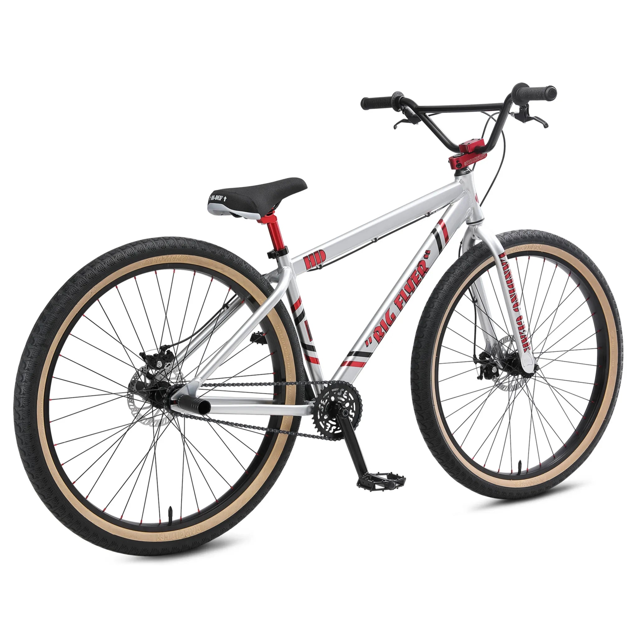 SE Bikes Big Flyer HD 29 BMX Bike Big Silver 2024