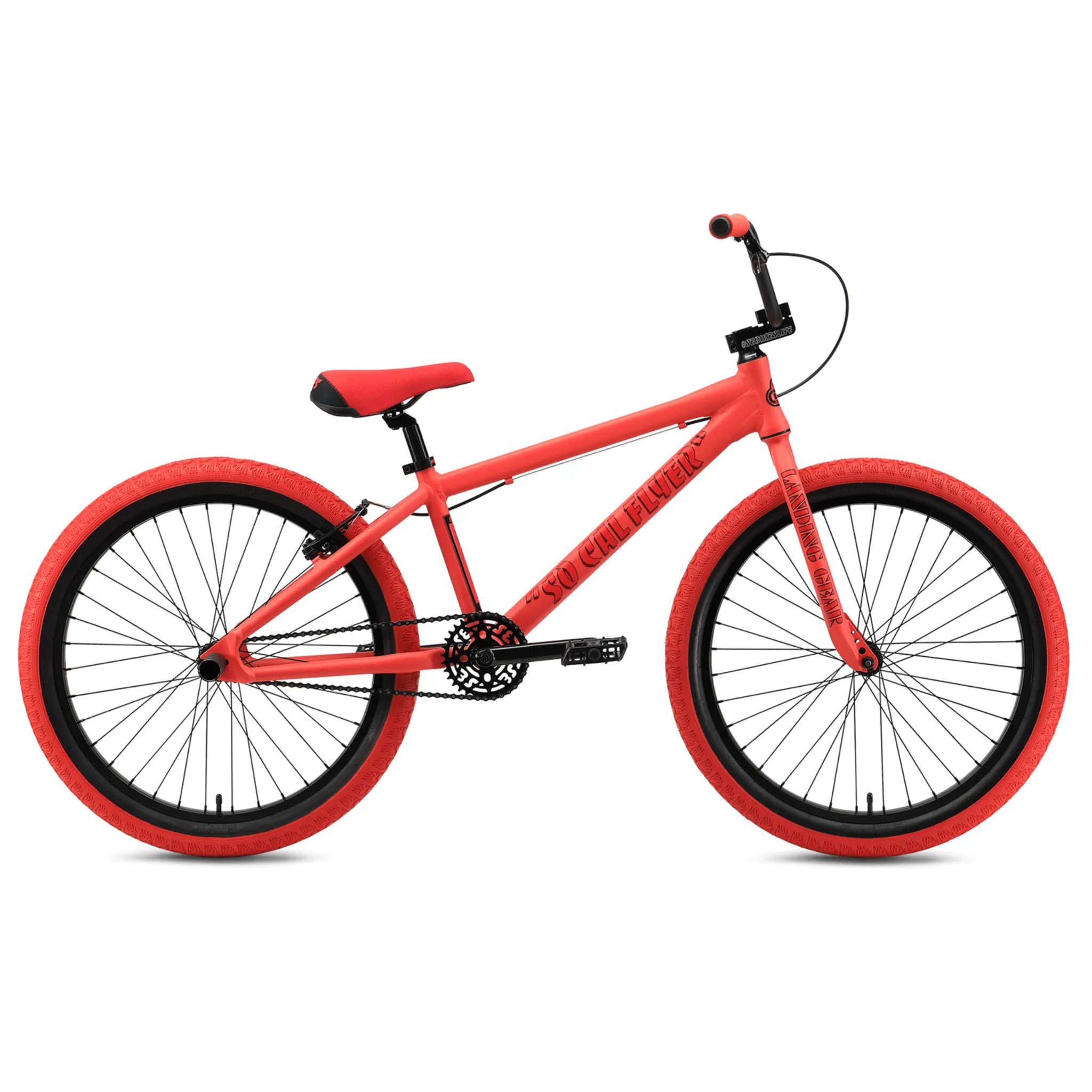 SE Bikes So Cal Flyer 24 BMX Bike Matte Red 2024