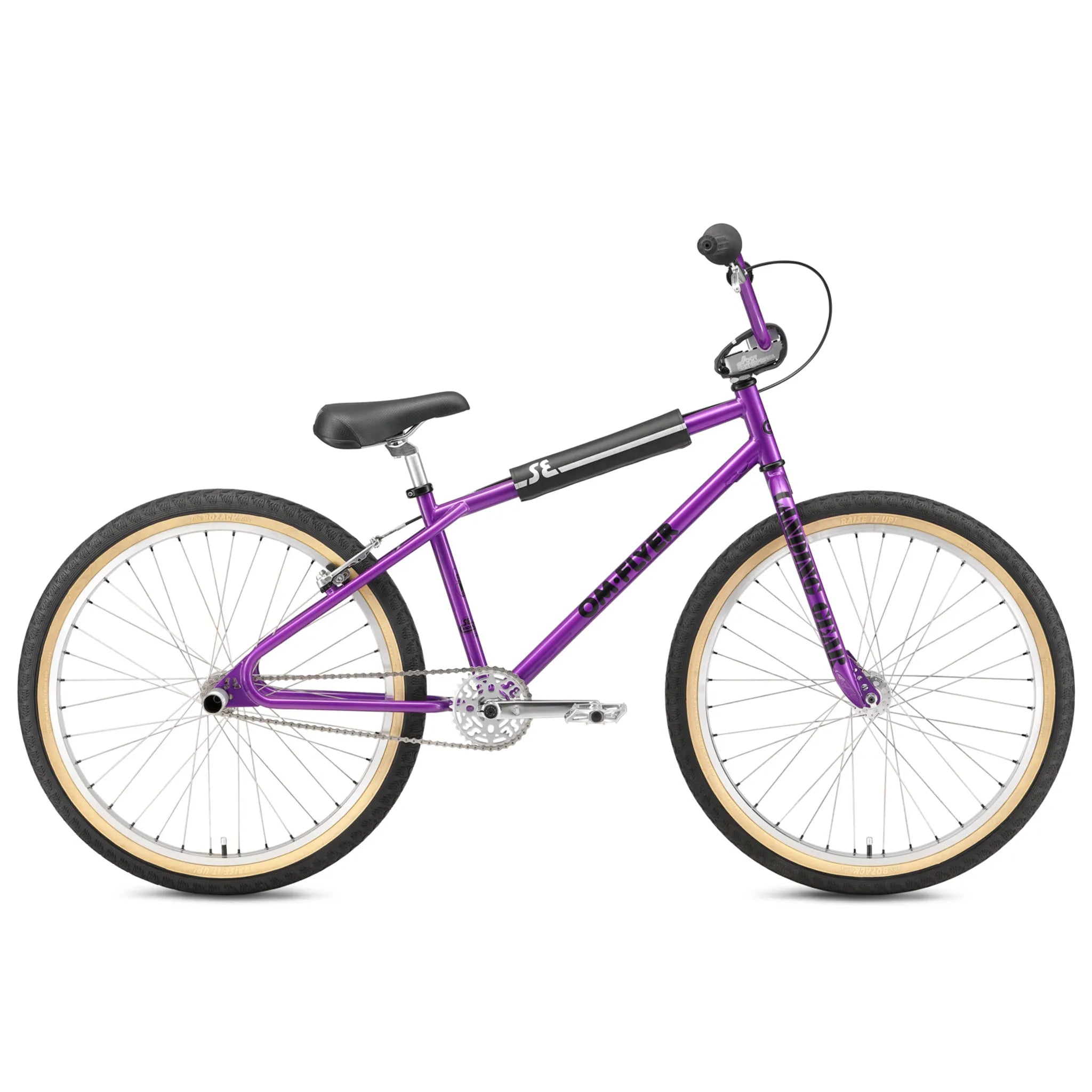 SE Bikes OM Flyer 26 BMX Bike Purple Nurple