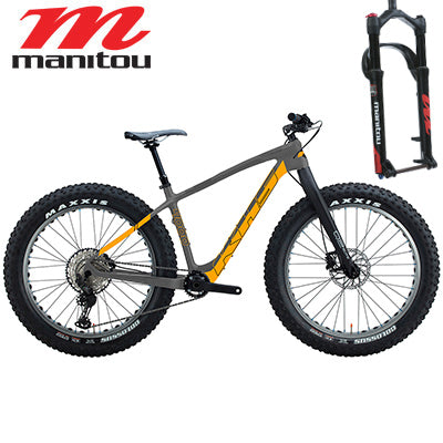 KHS 4 Season 4000 Carbon manitou Wren Fat Tire Bike 2024