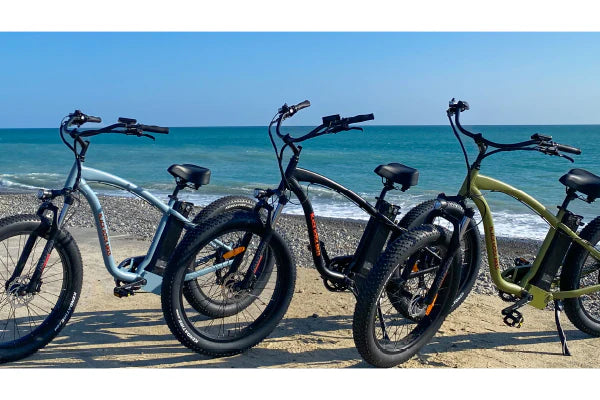 Black Rock Big Bruddah Beach Cruiser Electric Bike