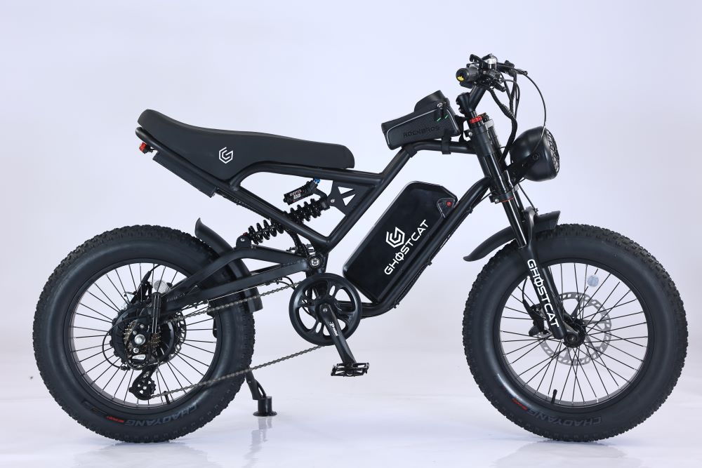 GHOSTCAT F3 1500W Full Suspension Electric Moto Bike