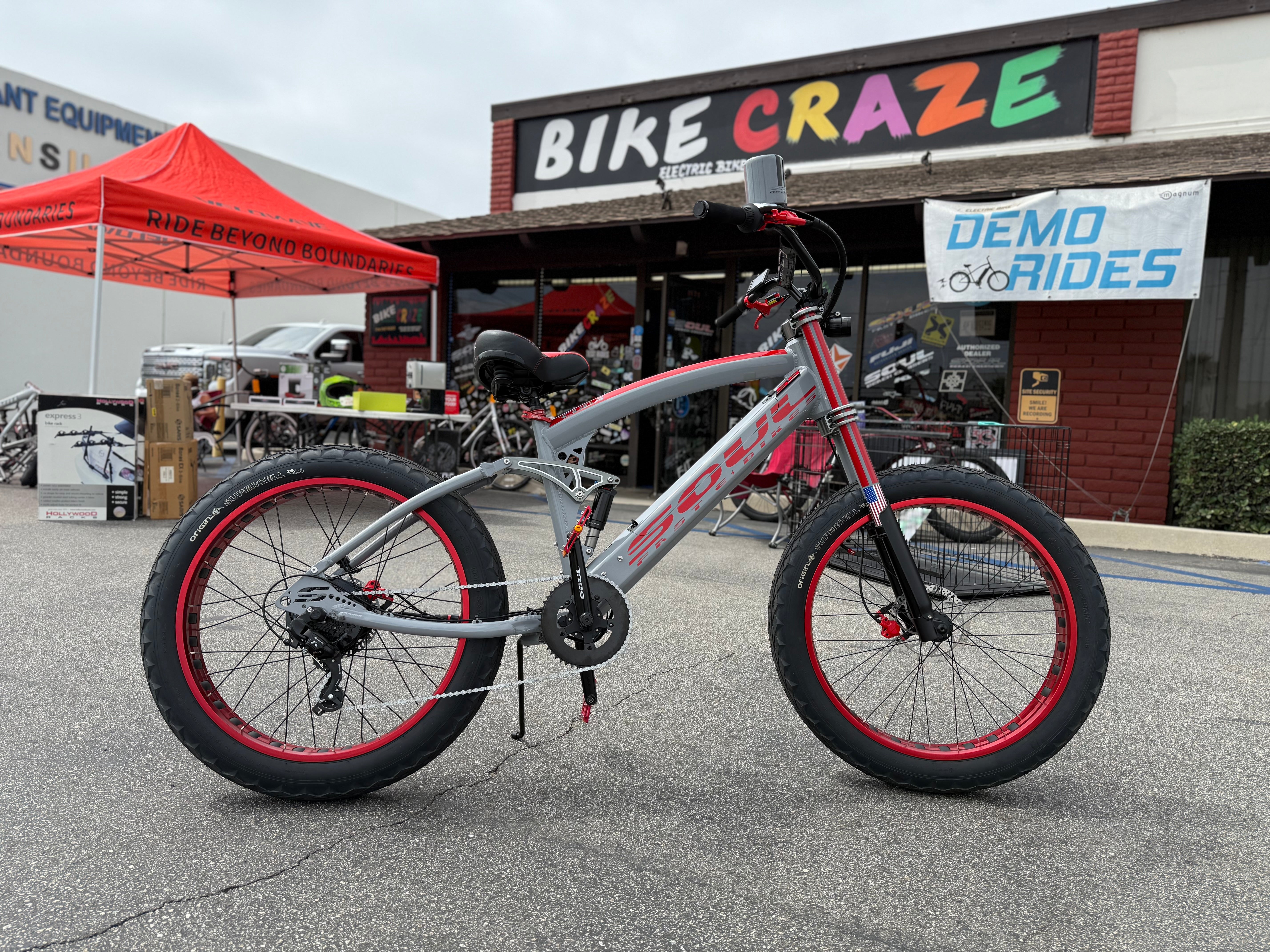 Soul Fast E-Bikes Cuda Pro Full Suspension 52V 1500 Electric Bike 2025- upgraded