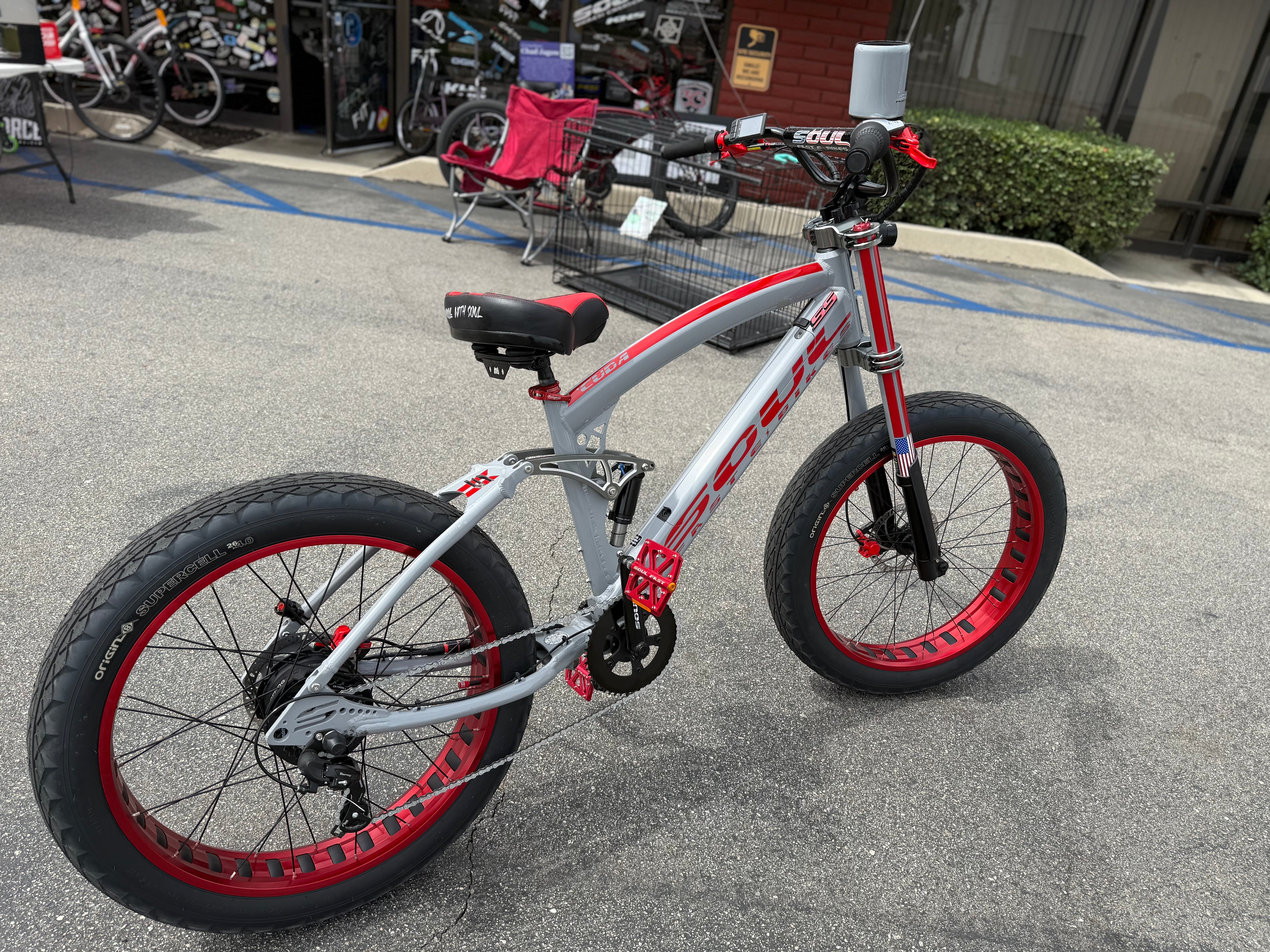 Soul Fast E-Bikes Cuda Pro Full Suspension 52V 1500 Electric Bike 2025- upgraded