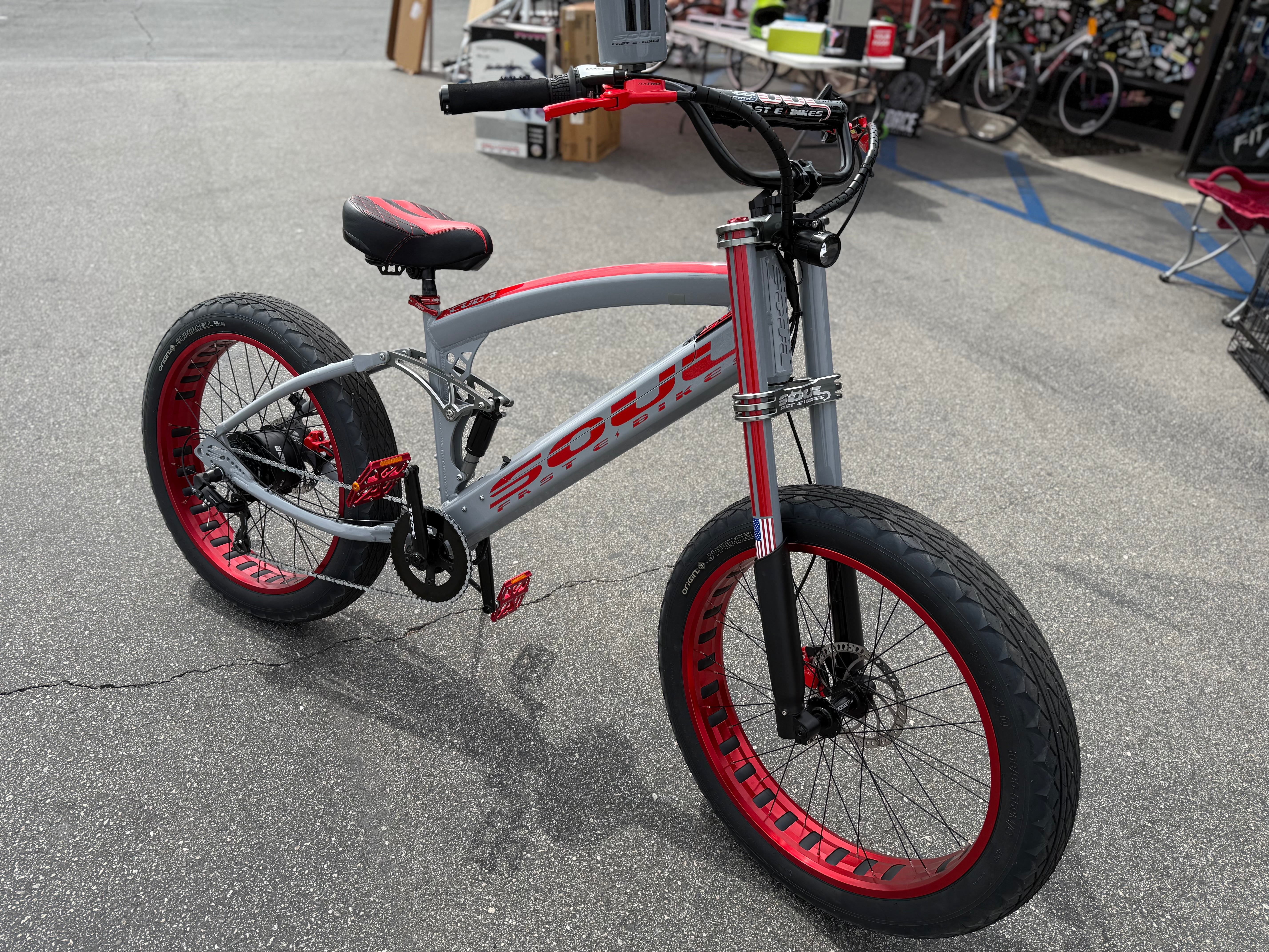 Soul Fast E-Bikes Cuda Pro Full Suspension 52V 1500 Electric Bike 2025- upgraded