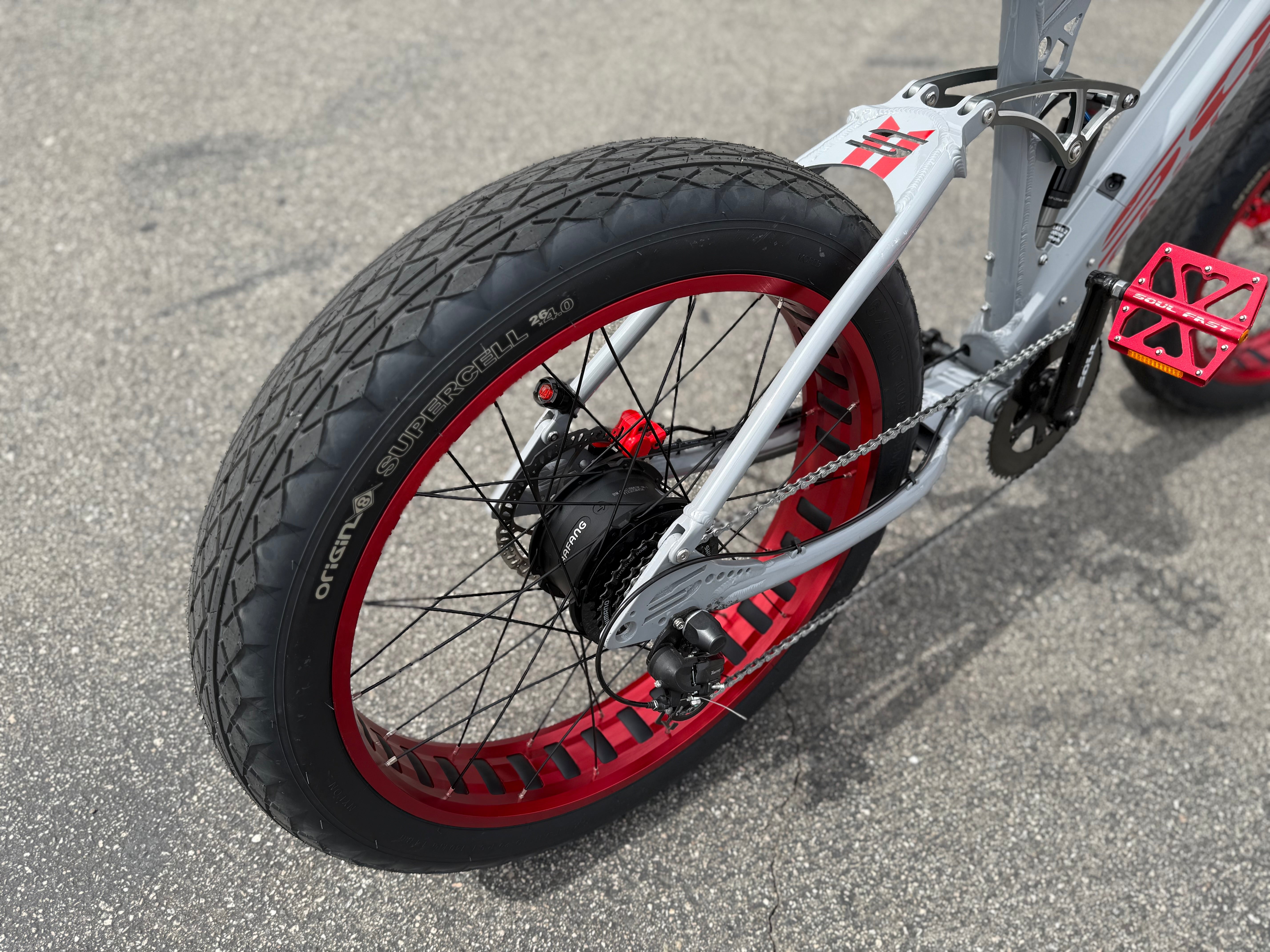 Soul Fast E-Bikes Cuda Pro Full Suspension 52V 1500 Electric Bike 2025- upgraded