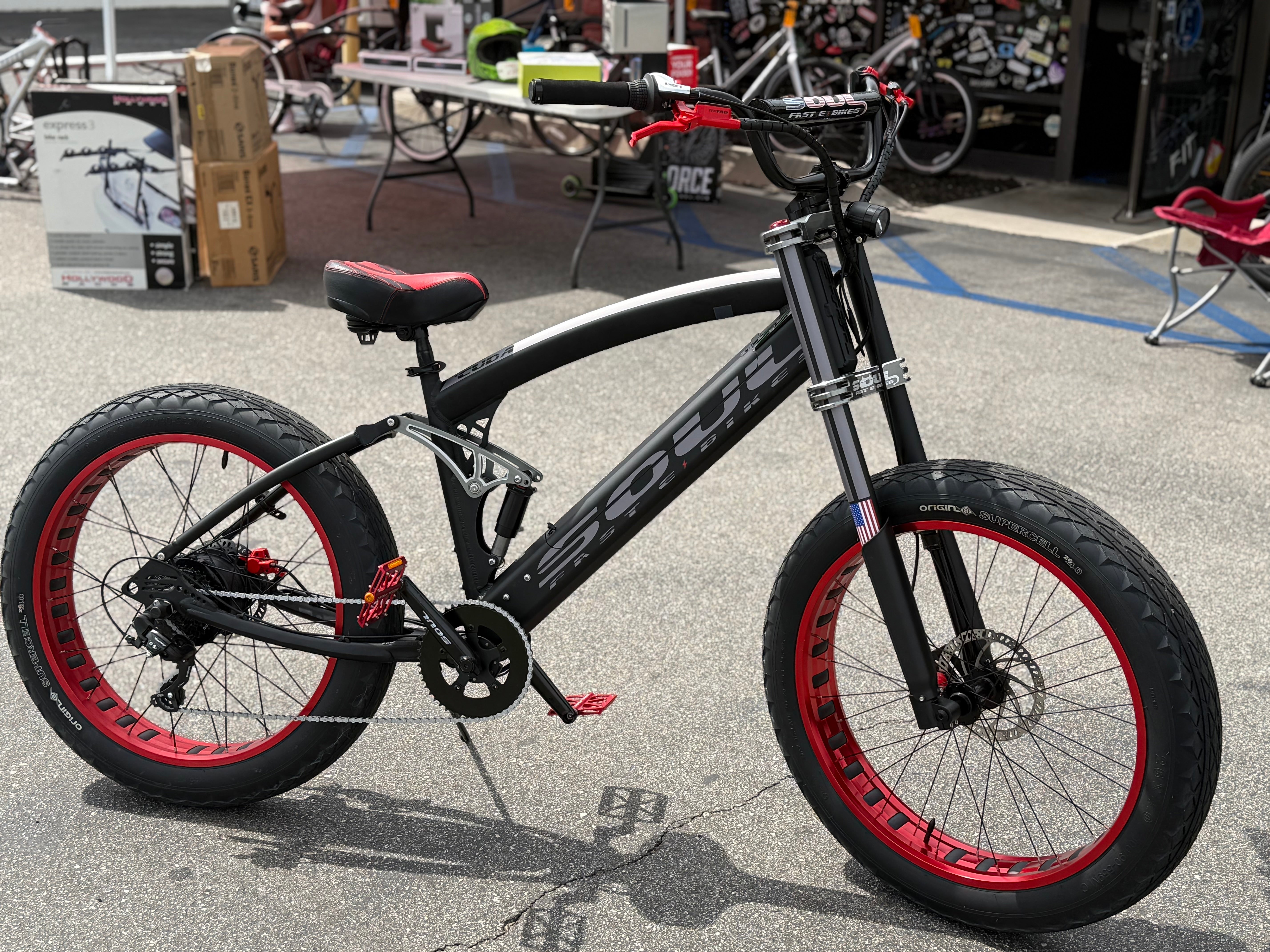 Soul Fast E-Bikes Cuda Pro Full Suspension 52V 1500 Electric Bike 2025- upgraded