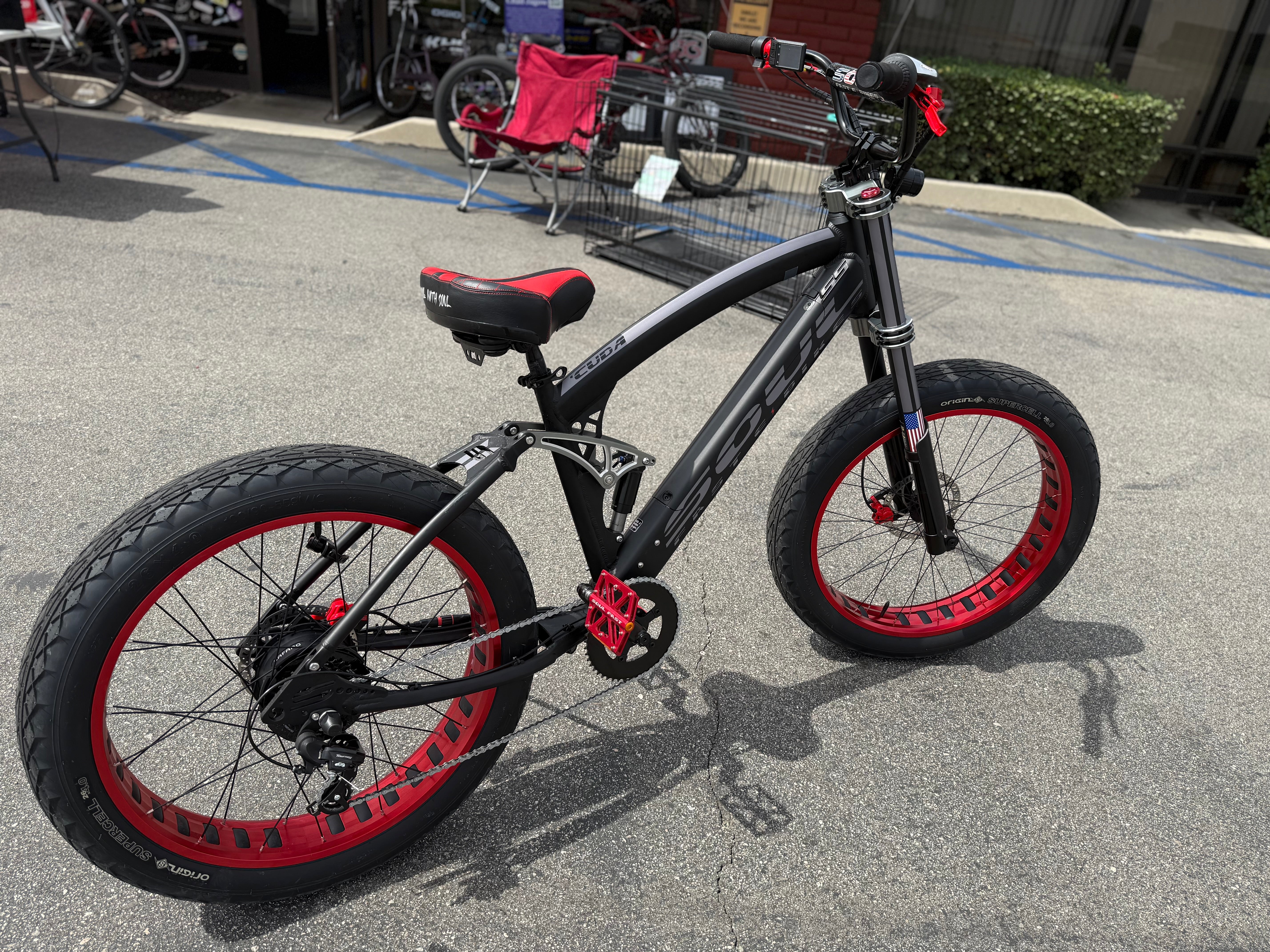 Soul Fast E-Bikes Cuda Pro Full Suspension 52V 1500 Electric Bike 2025- upgraded
